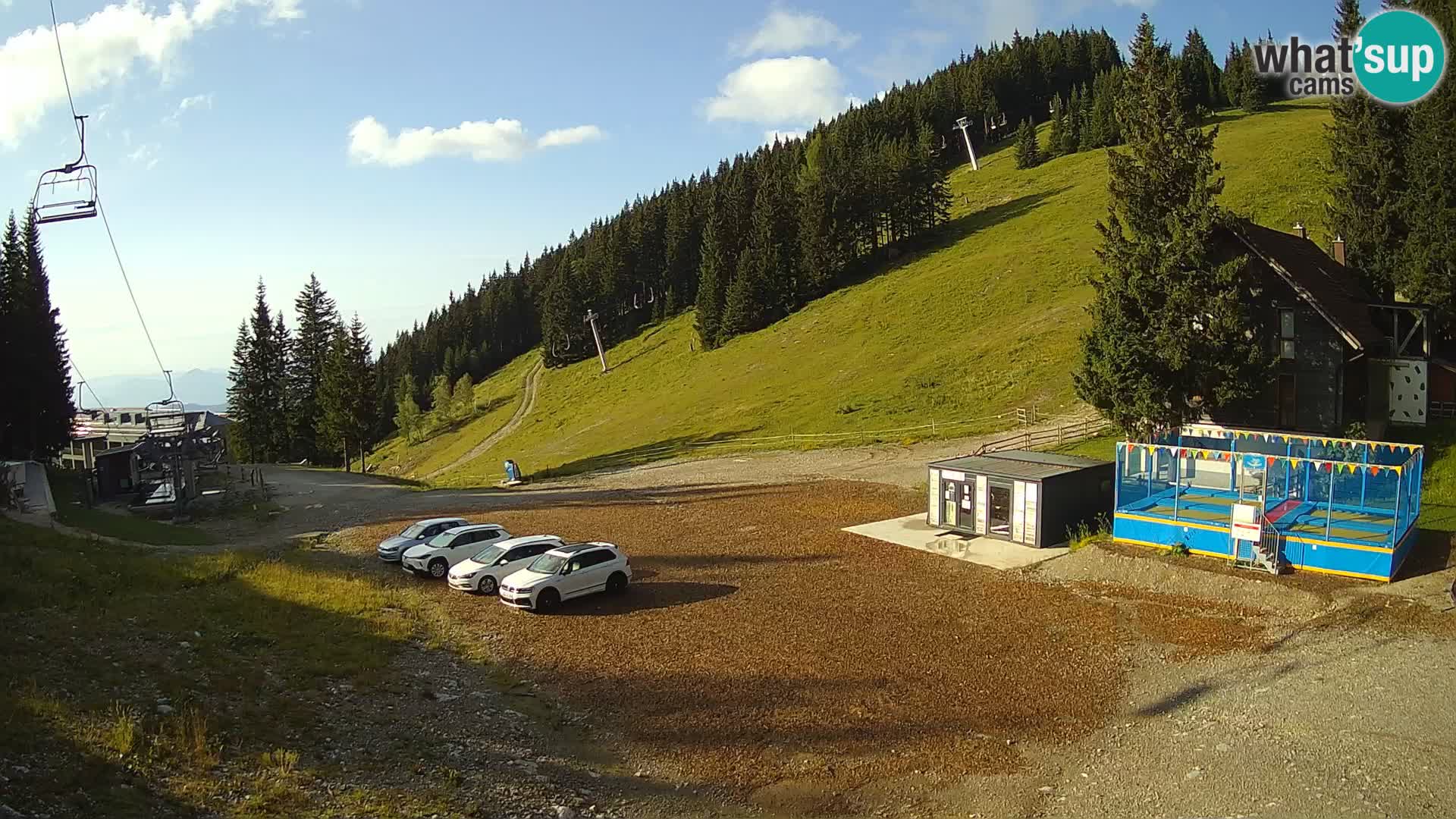 GOLTE Ski resort live webcam – view to Medvedjak – Slovenia