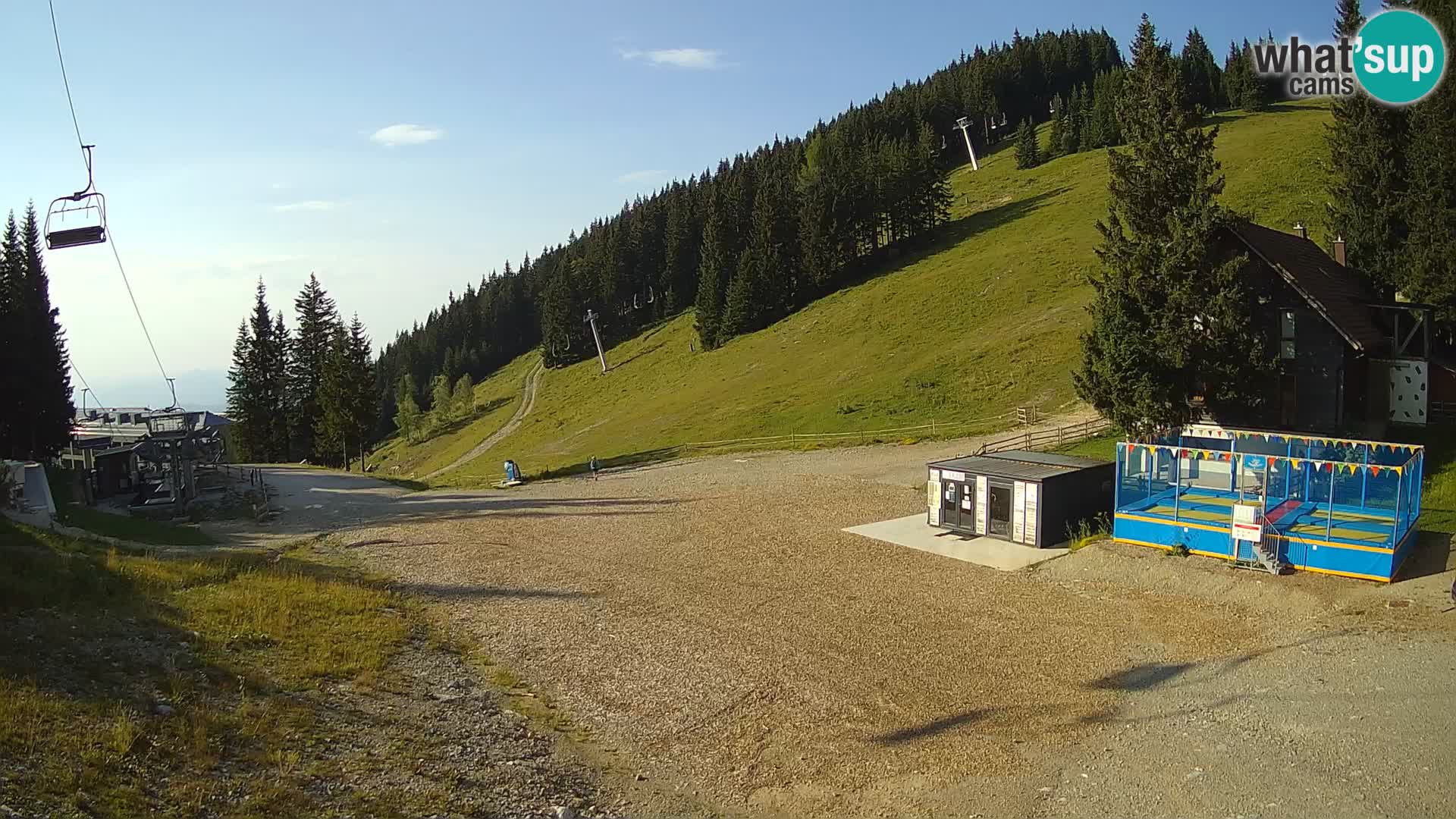 Cámara web en vivo de la estación de esquí GOLTE – vista a Medvedjak – Eslovenia