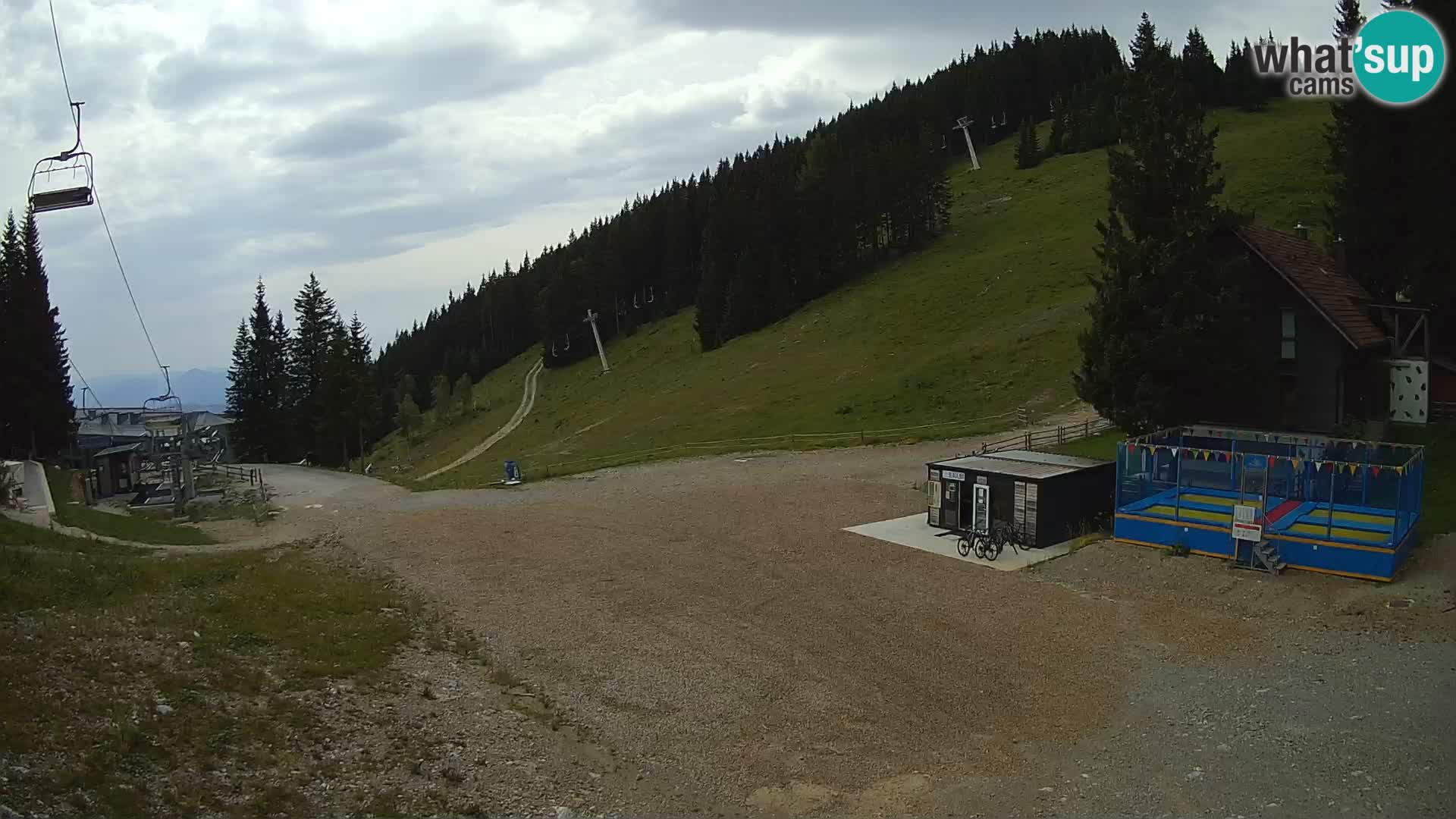 Cámara web en vivo de la estación de esquí GOLTE – vista a Medvedjak – Eslovenia