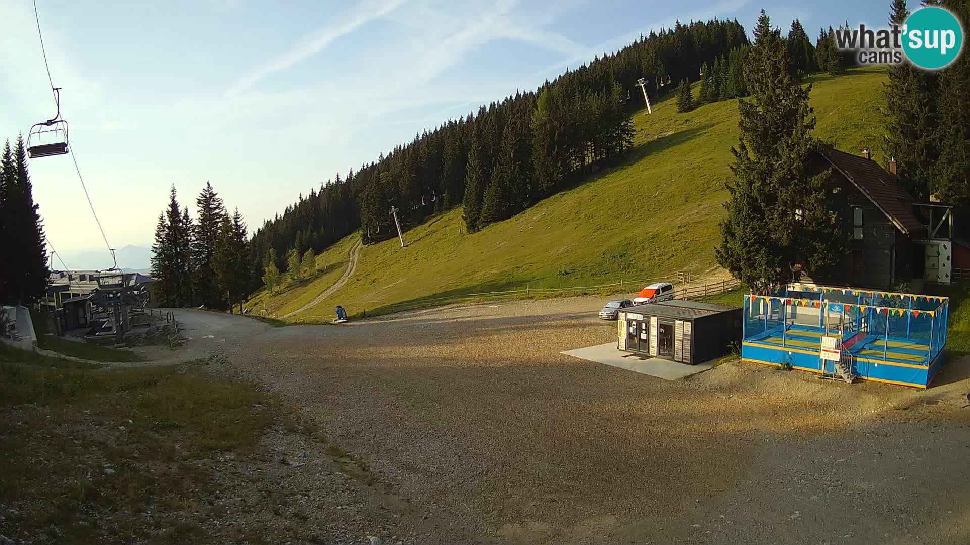 GOLTE skijalište web kamera – pogled na Medvedjak – Slovenija