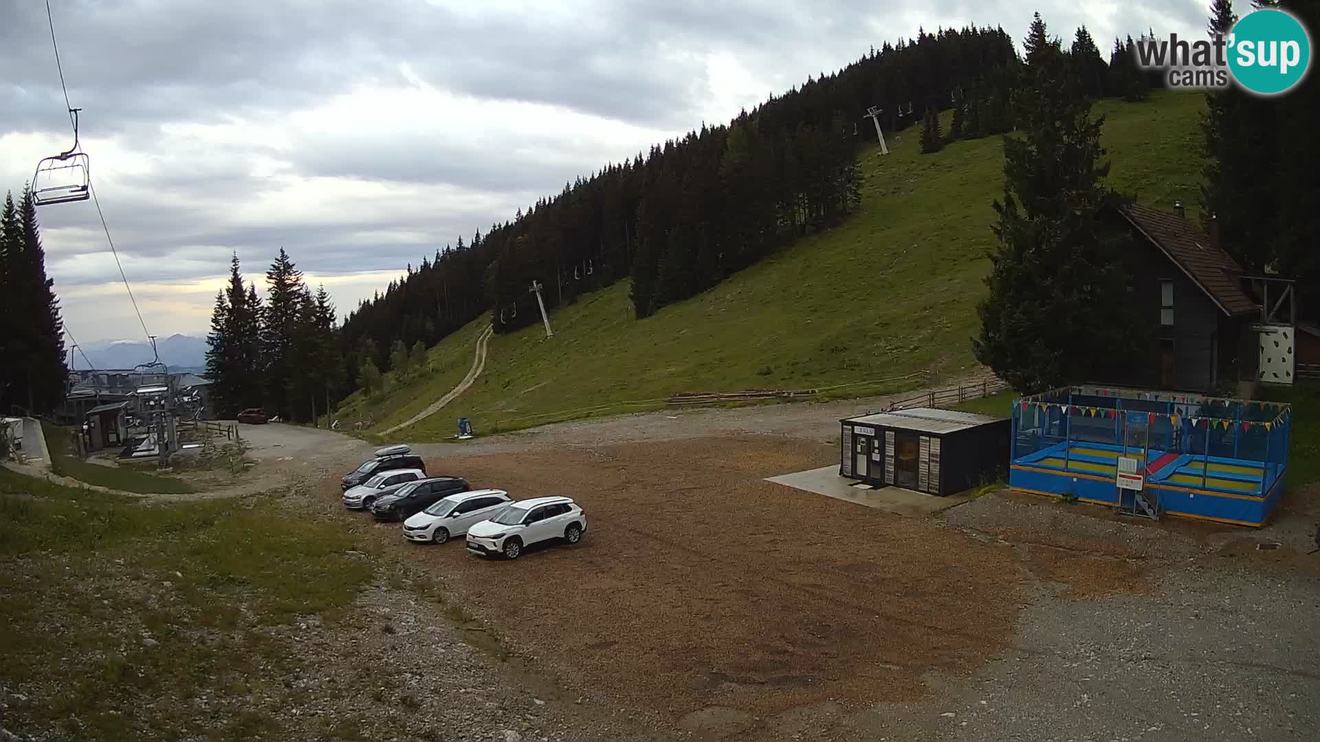 Cámara web en vivo de la estación de esquí GOLTE – vista a Medvedjak – Eslovenia