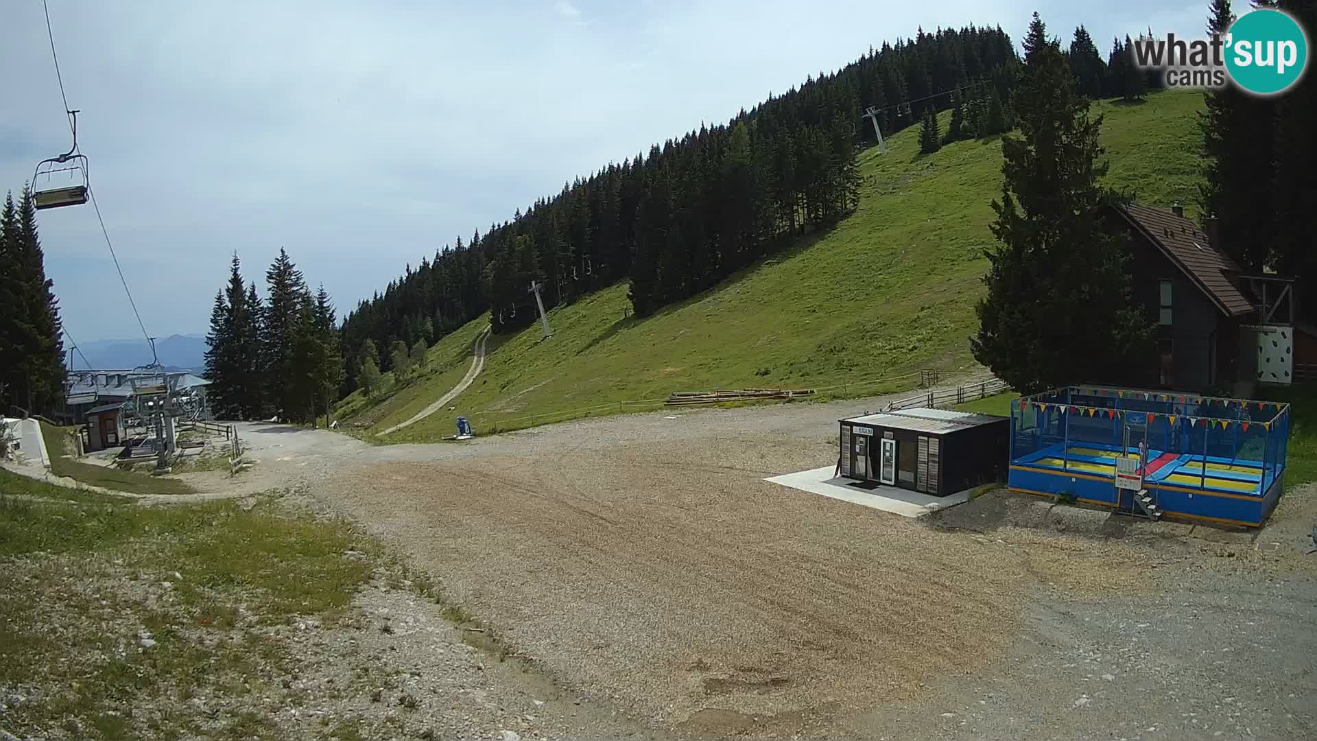 Cámara web en vivo de la estación de esquí GOLTE – vista a Medvedjak – Eslovenia