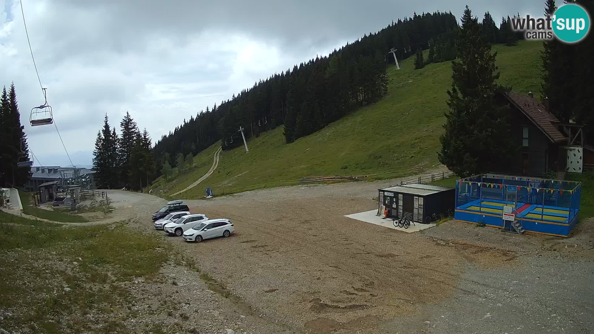 GOLTE Ski resort live webcam – view to Medvedjak – Slovenia