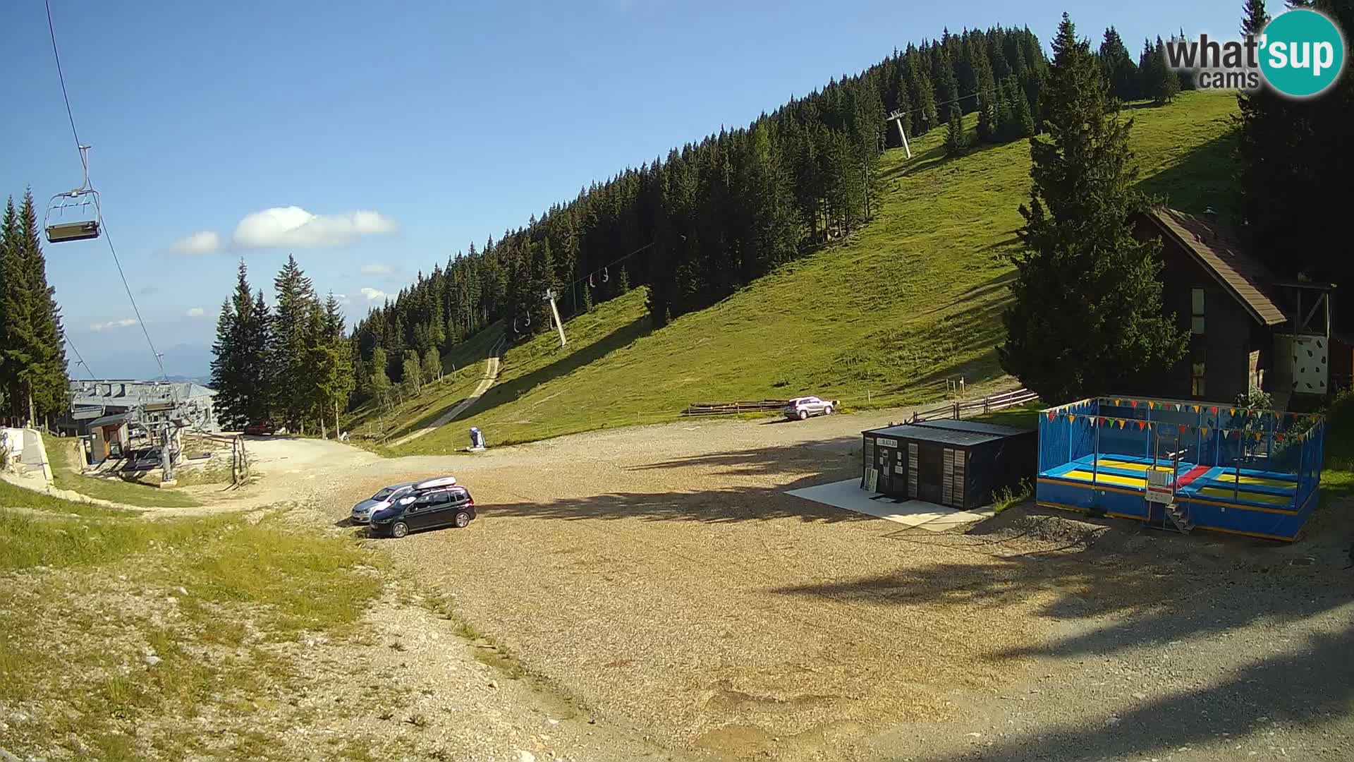 Cámara web en vivo de la estación de esquí GOLTE – vista a Medvedjak – Eslovenia