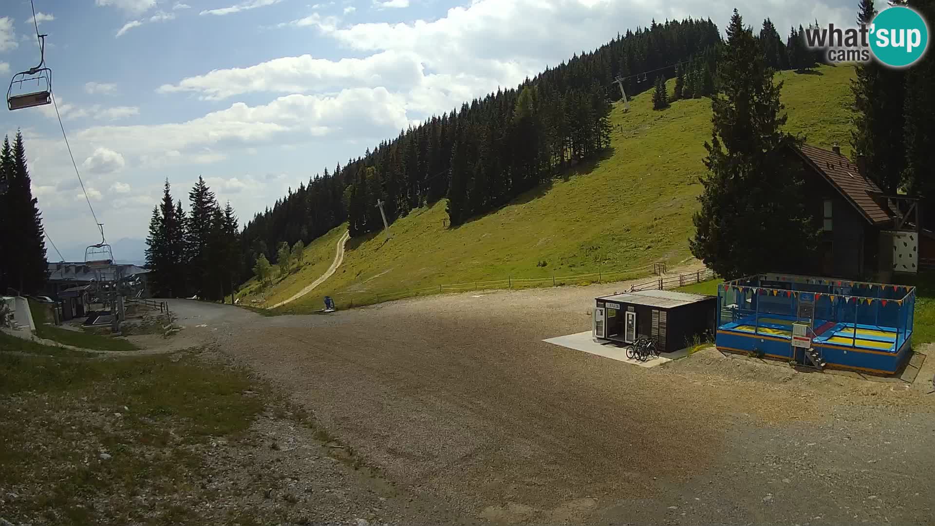 Webcam en direct de la station de ski de GOLTE – vue sur Medvedjak – Slovénie