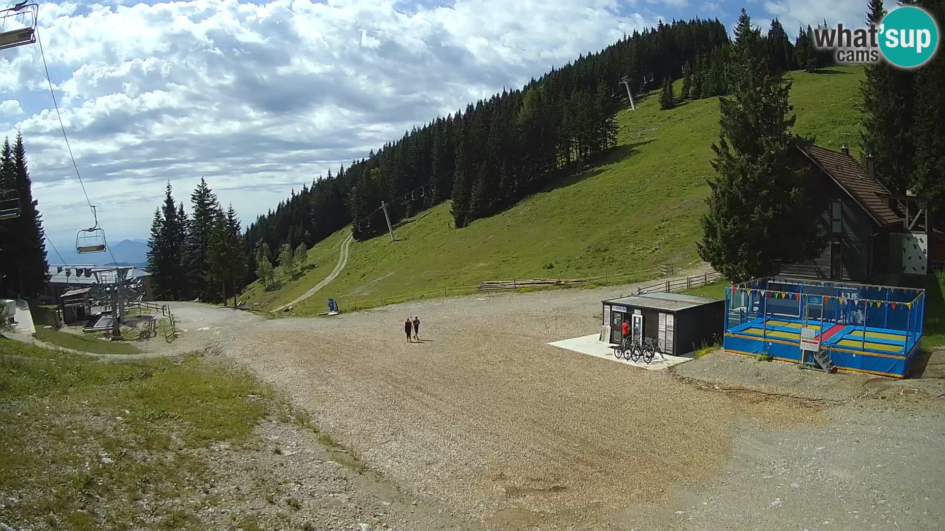 Cámara web en vivo de la estación de esquí GOLTE – vista a Medvedjak – Eslovenia