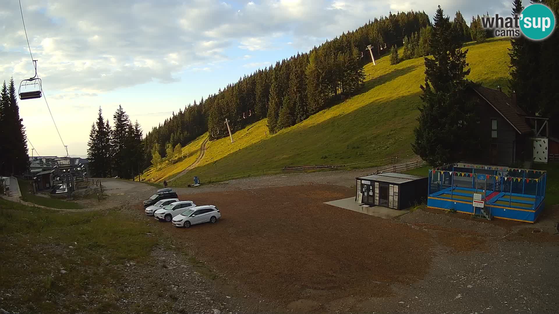 Webcam en direct de la station de ski de GOLTE – vue sur Medvedjak – Slovénie