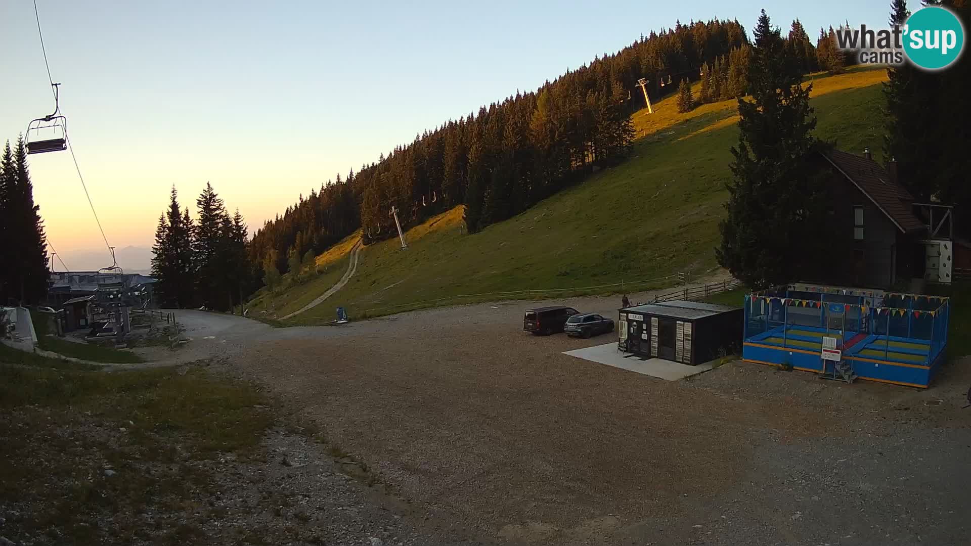 GOLTE Skigebiet webcam – Schöne Aussicht auf Medvedjak – Slowenien