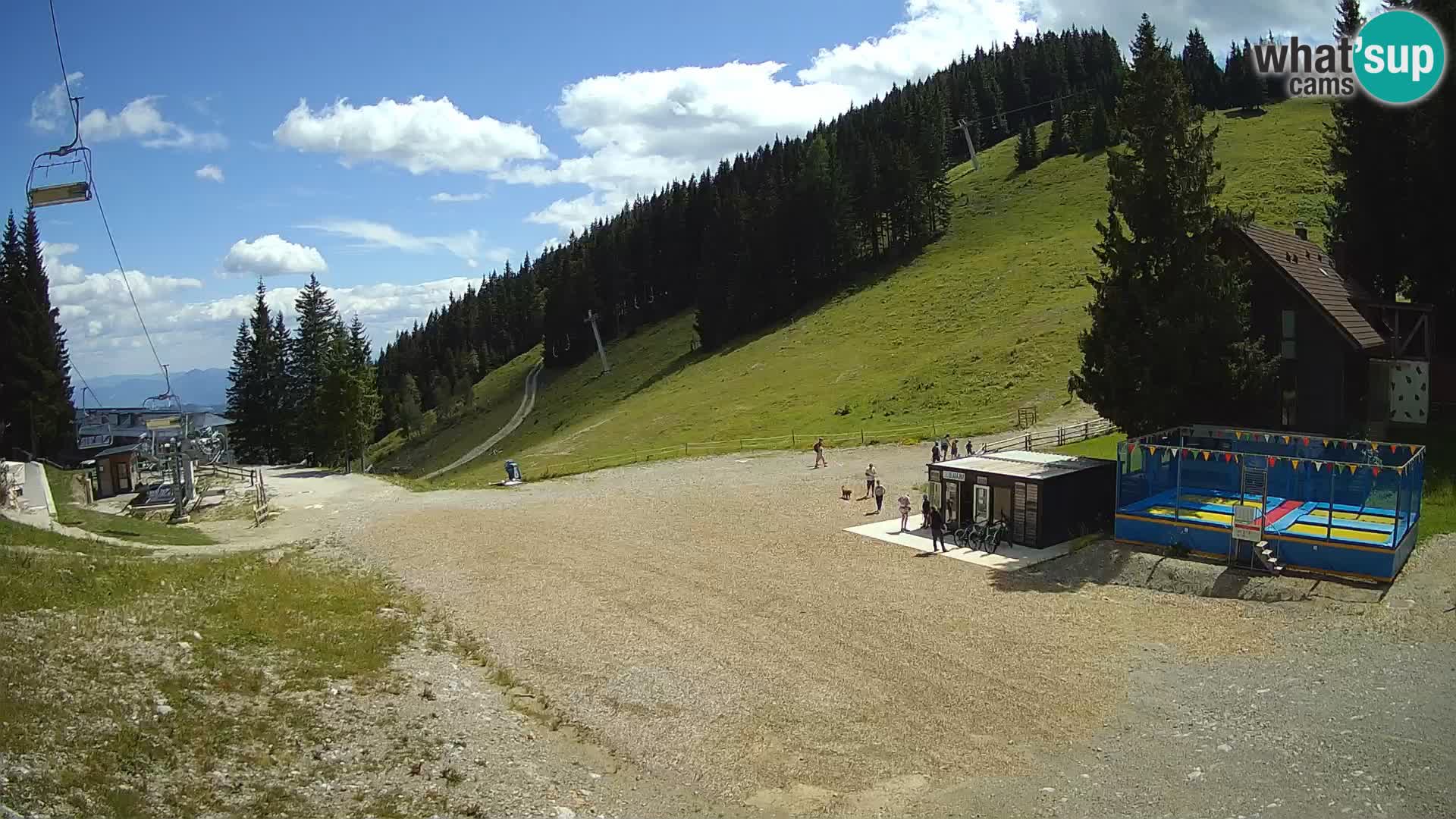 GOLTE Ski resort live webcam – view to Medvedjak – Slovenia