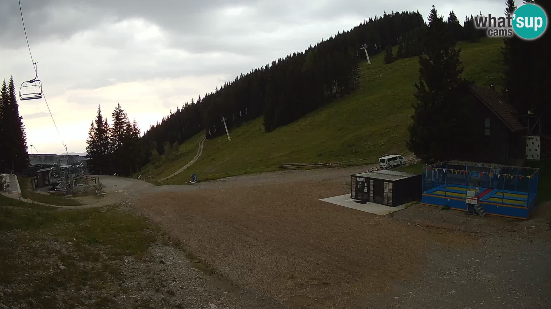 Cámara web en vivo de la estación de esquí GOLTE – vista a Medvedjak – Eslovenia