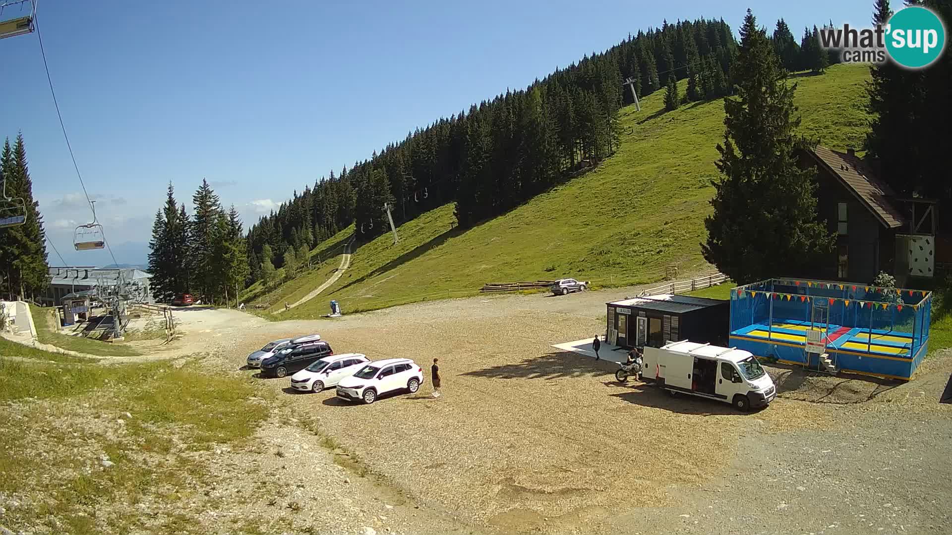 Cámara web en vivo de la estación de esquí GOLTE – vista a Medvedjak – Eslovenia