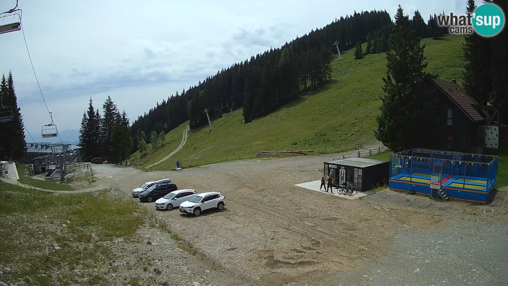 Cámara web en vivo de la estación de esquí GOLTE – vista a Medvedjak – Eslovenia