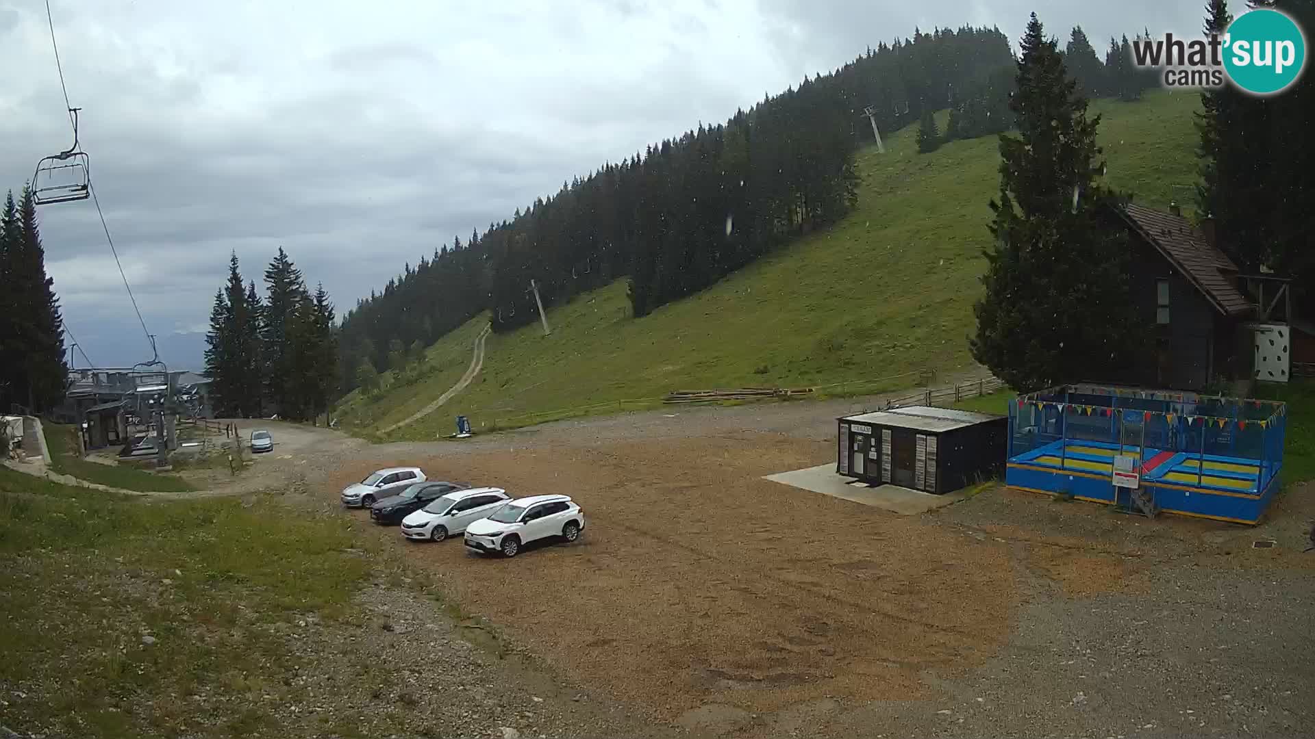 Cámara web en vivo de la estación de esquí GOLTE – vista a Medvedjak – Eslovenia