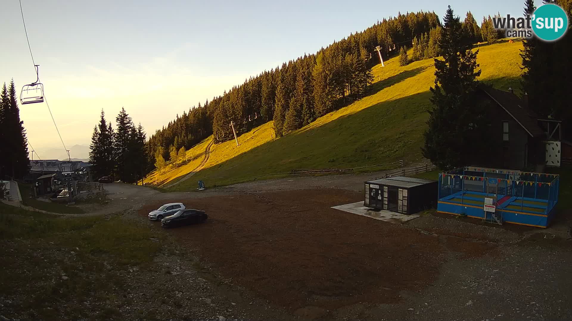 Webcam en direct de la station de ski de GOLTE – vue sur Medvedjak – Slovénie