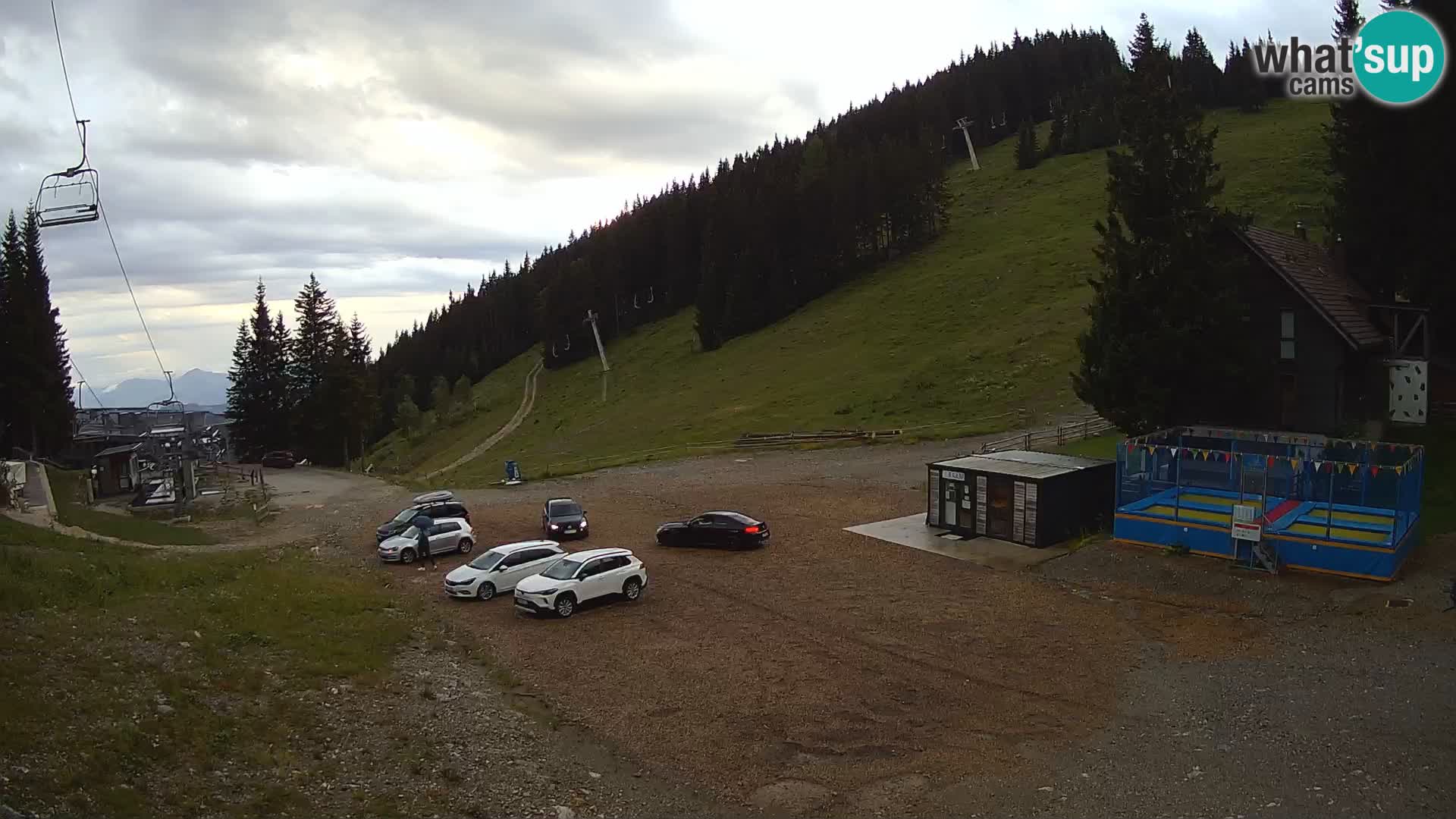 Cámara web en vivo de la estación de esquí GOLTE – vista a Medvedjak – Eslovenia