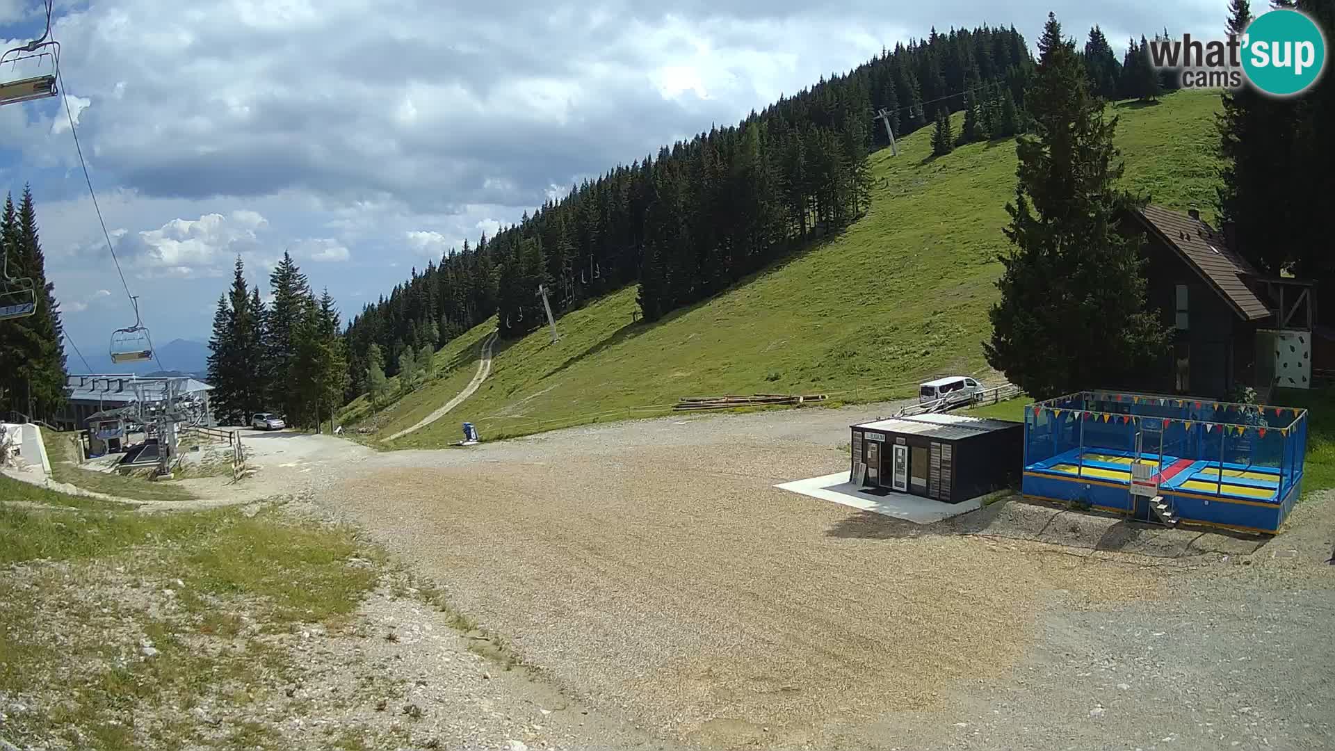 GOLTE skijalište web kamera – pogled na Medvedjak – Slovenija