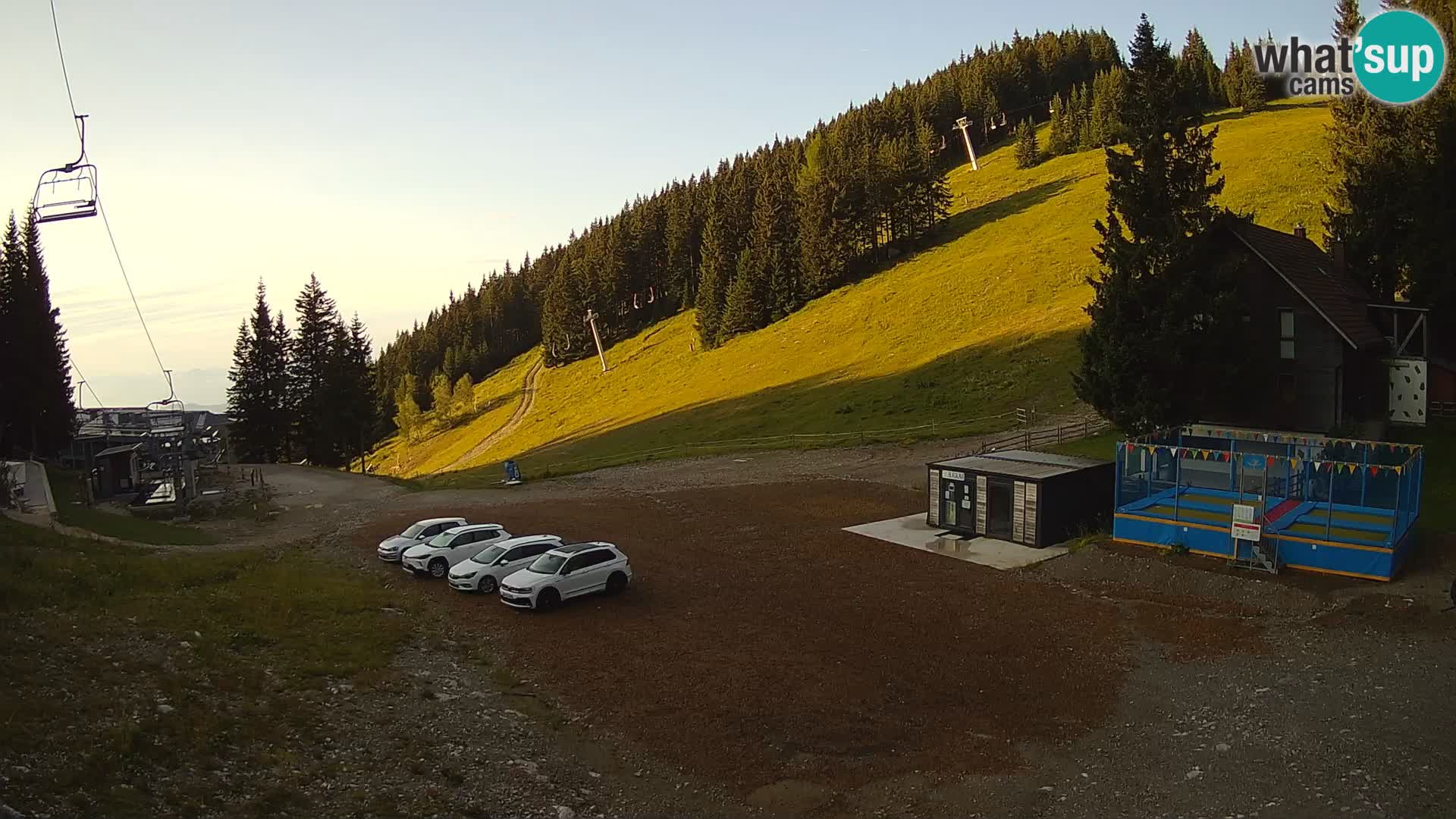 Webcam en direct de la station de ski de GOLTE – vue sur Medvedjak – Slovénie