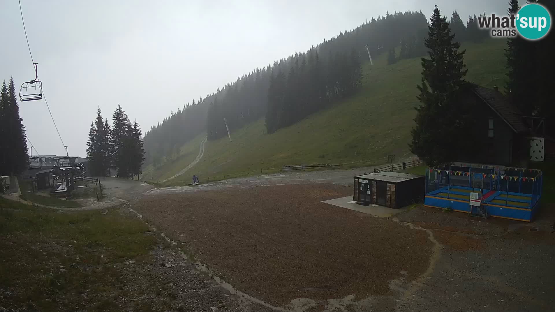 Webcam en direct de la station de ski de GOLTE – vue sur Medvedjak – Slovénie