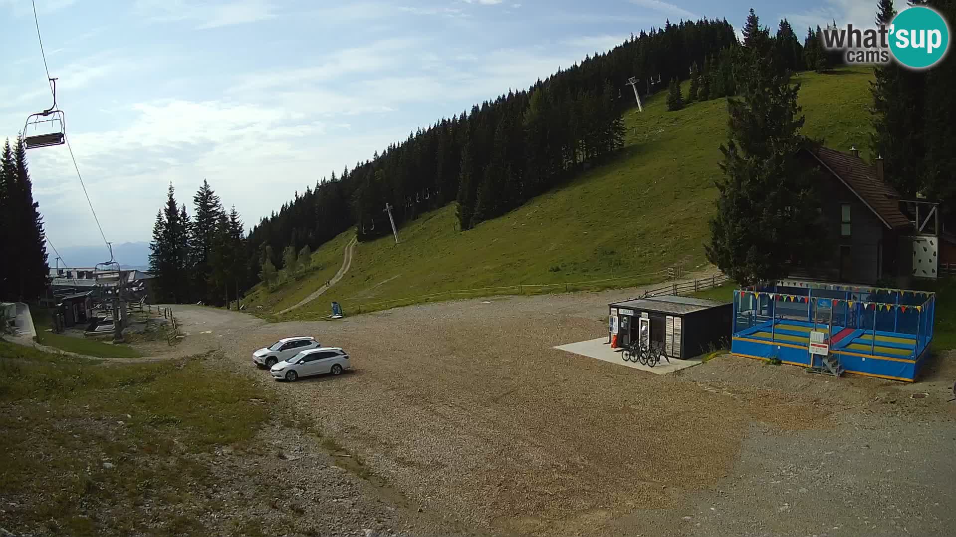 Cámara web en vivo de la estación de esquí GOLTE – vista a Medvedjak – Eslovenia