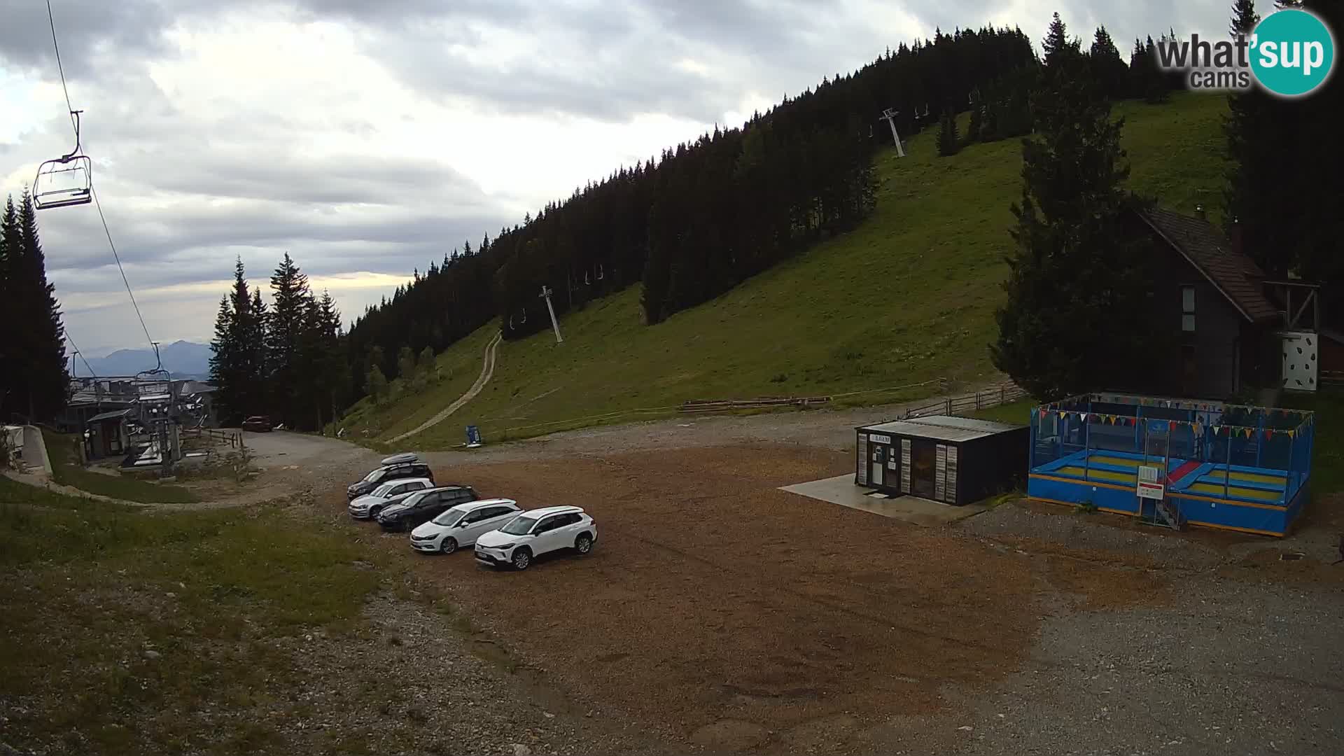 Webcam en direct de la station de ski de GOLTE – vue sur Medvedjak – Slovénie