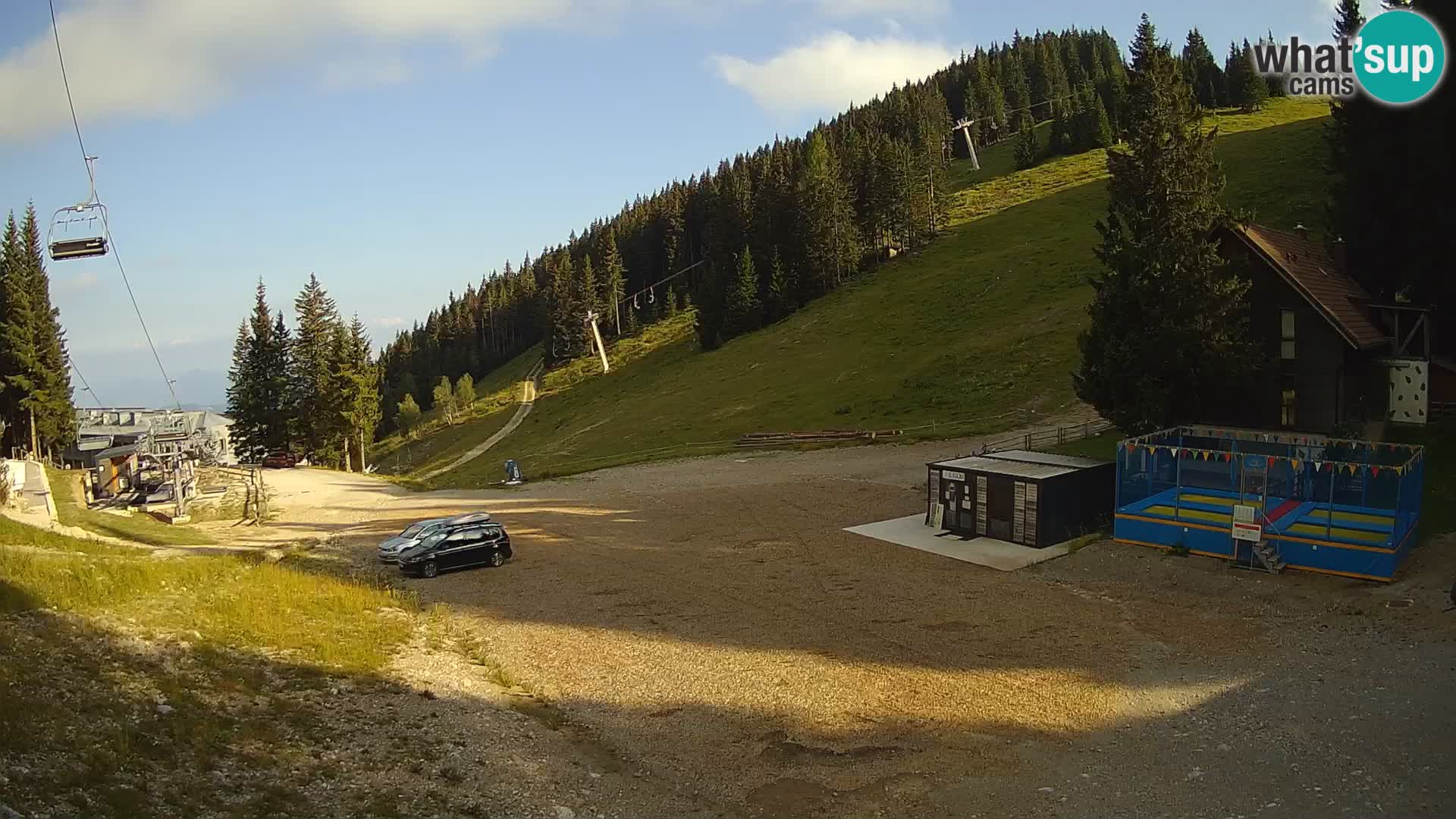 GOLTE Ski resort live webcam – view to Medvedjak – Slovenia