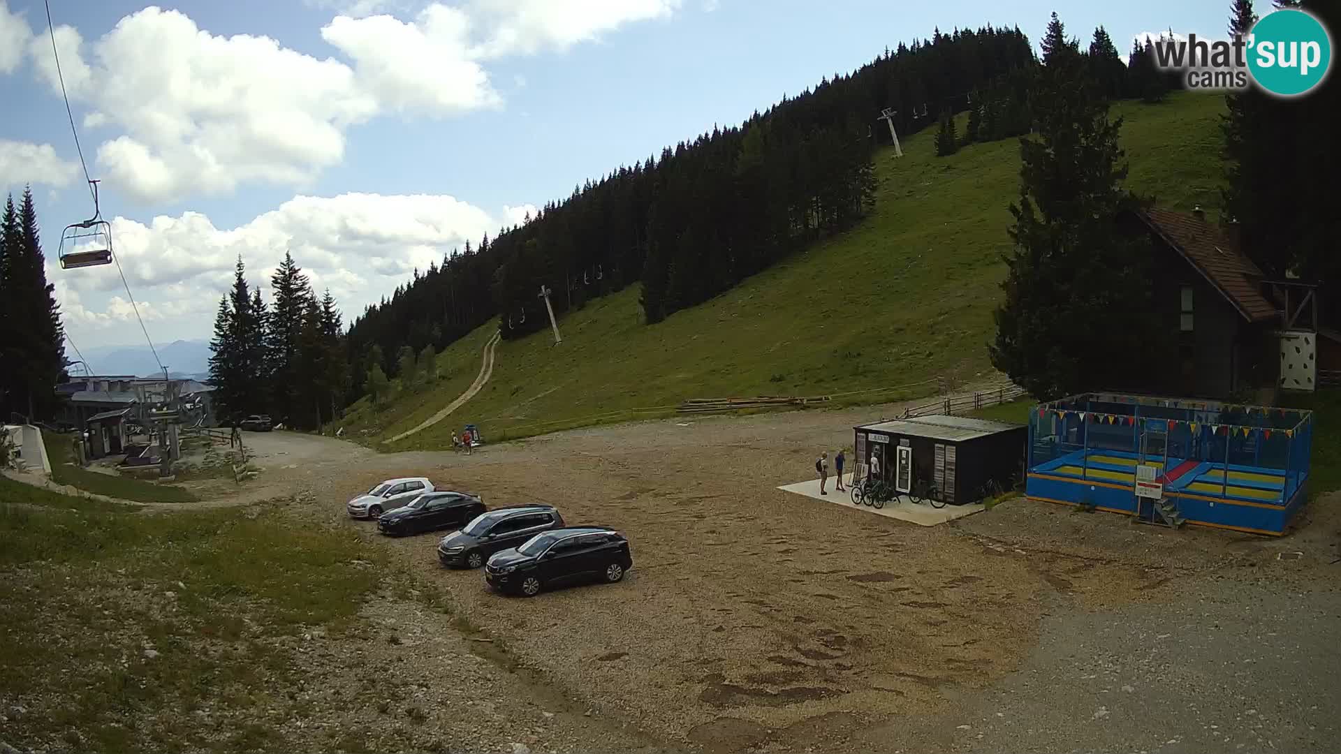 GOLTE skijalište web kamera – pogled na Medvedjak – Slovenija