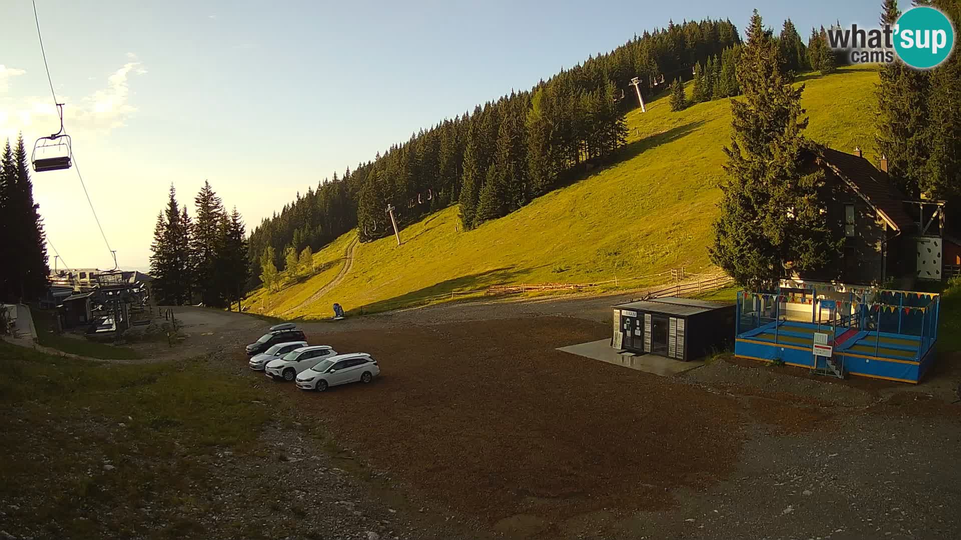 GOLTE Ski resort live webcam – view to Medvedjak – Slovenia