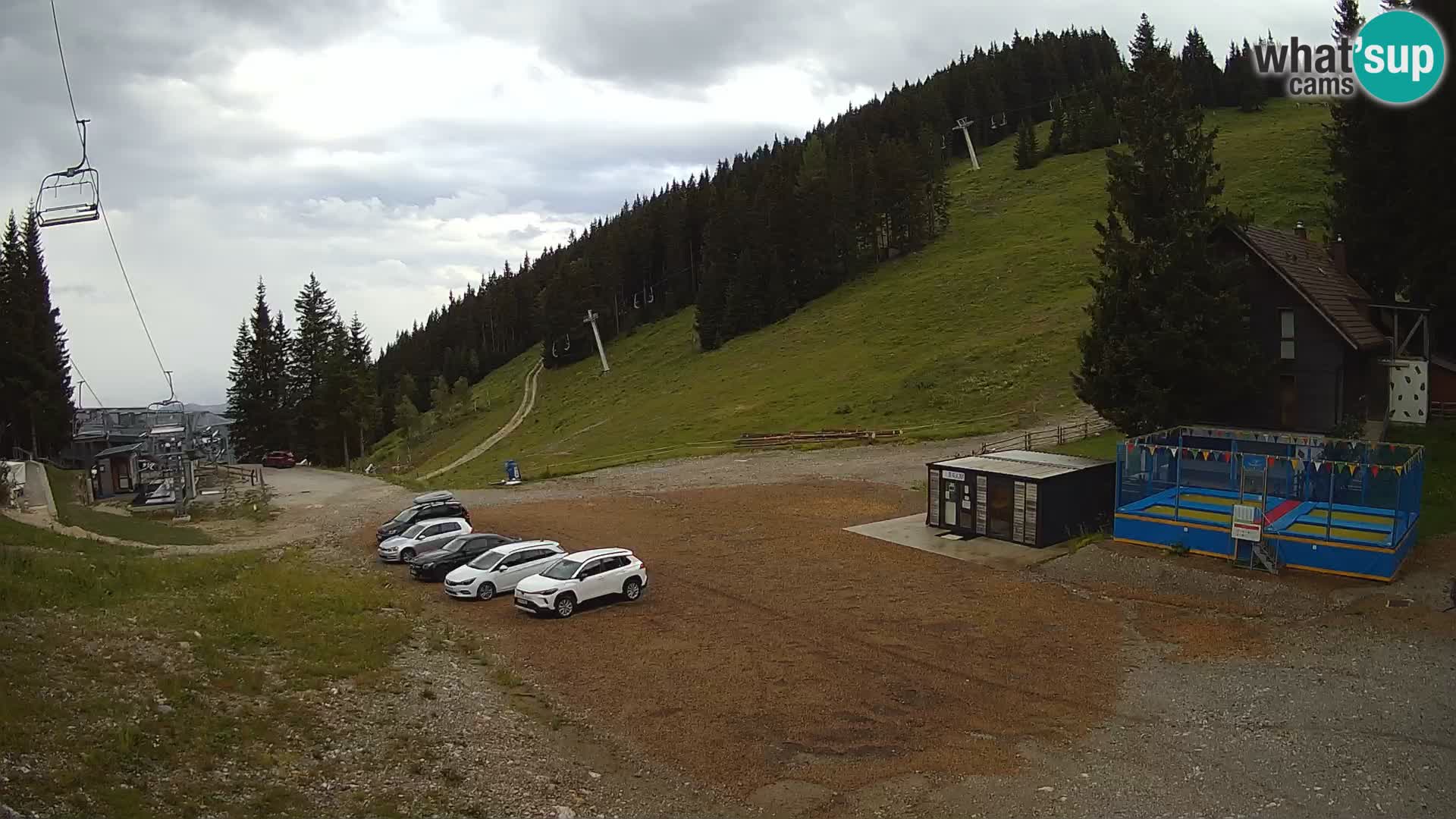GOLTE skijalište web kamera – pogled na Medvedjak – Slovenija