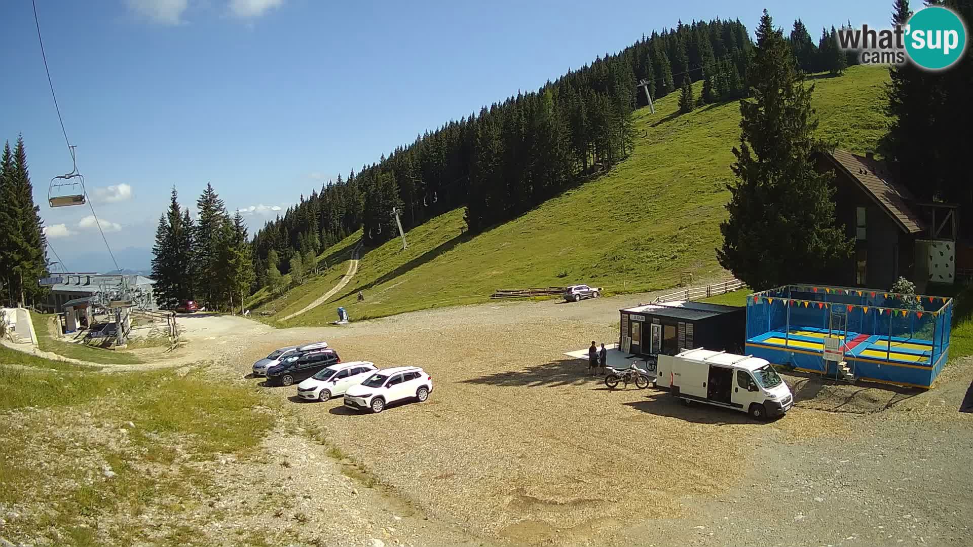 GOLTE skijalište web kamera – pogled na Medvedjak – Slovenija