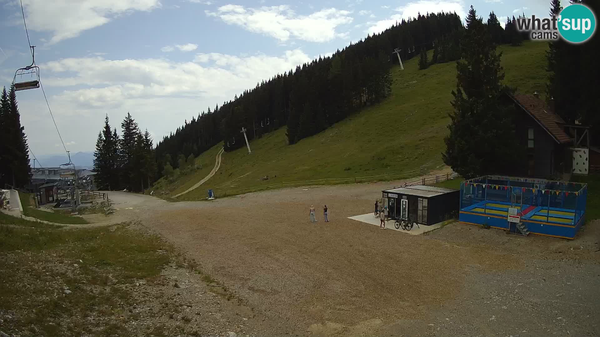 Cámara web en vivo de la estación de esquí GOLTE – vista a Medvedjak – Eslovenia