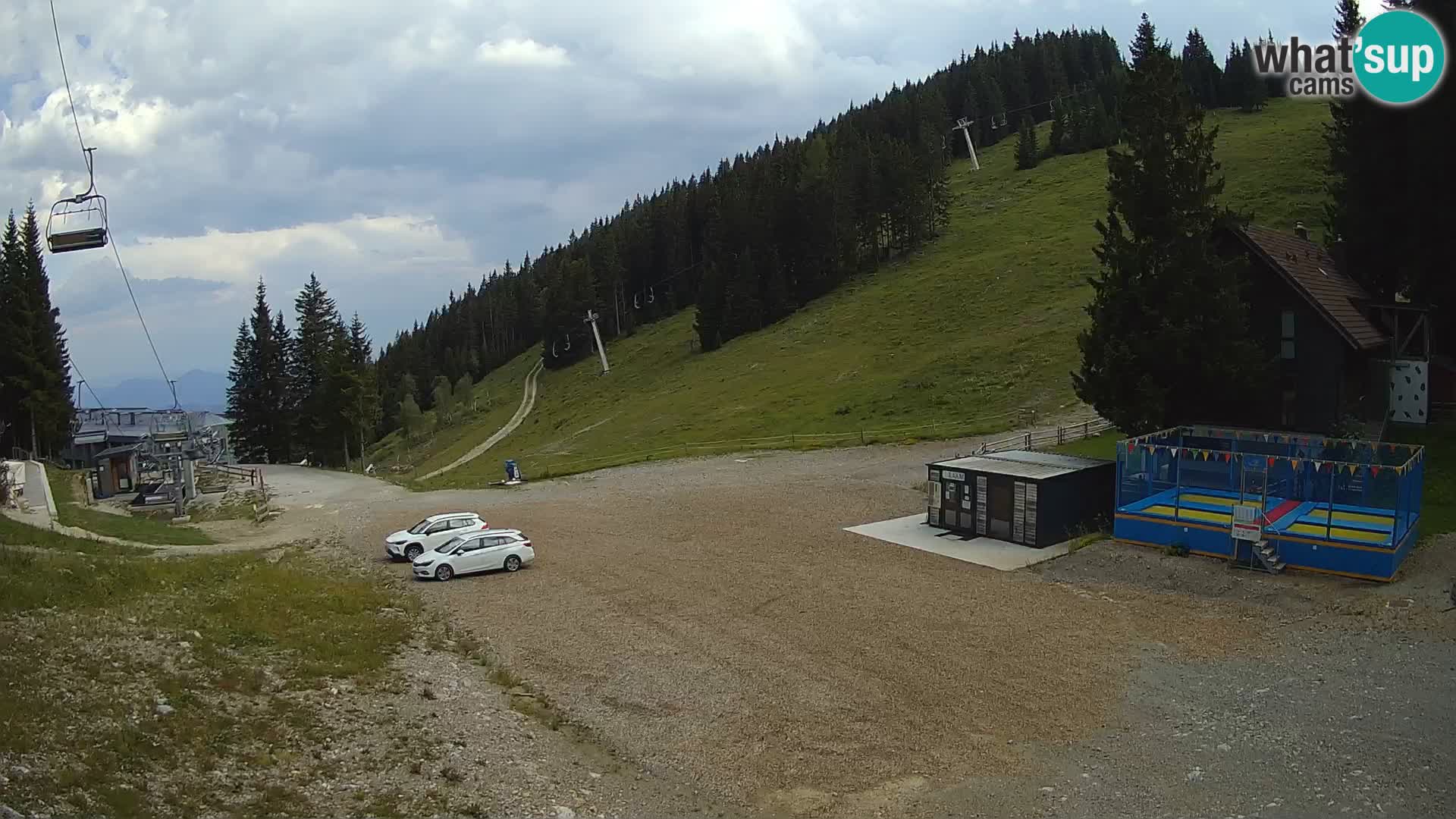 GOLTE skijalište web kamera – pogled na Medvedjak – Slovenija