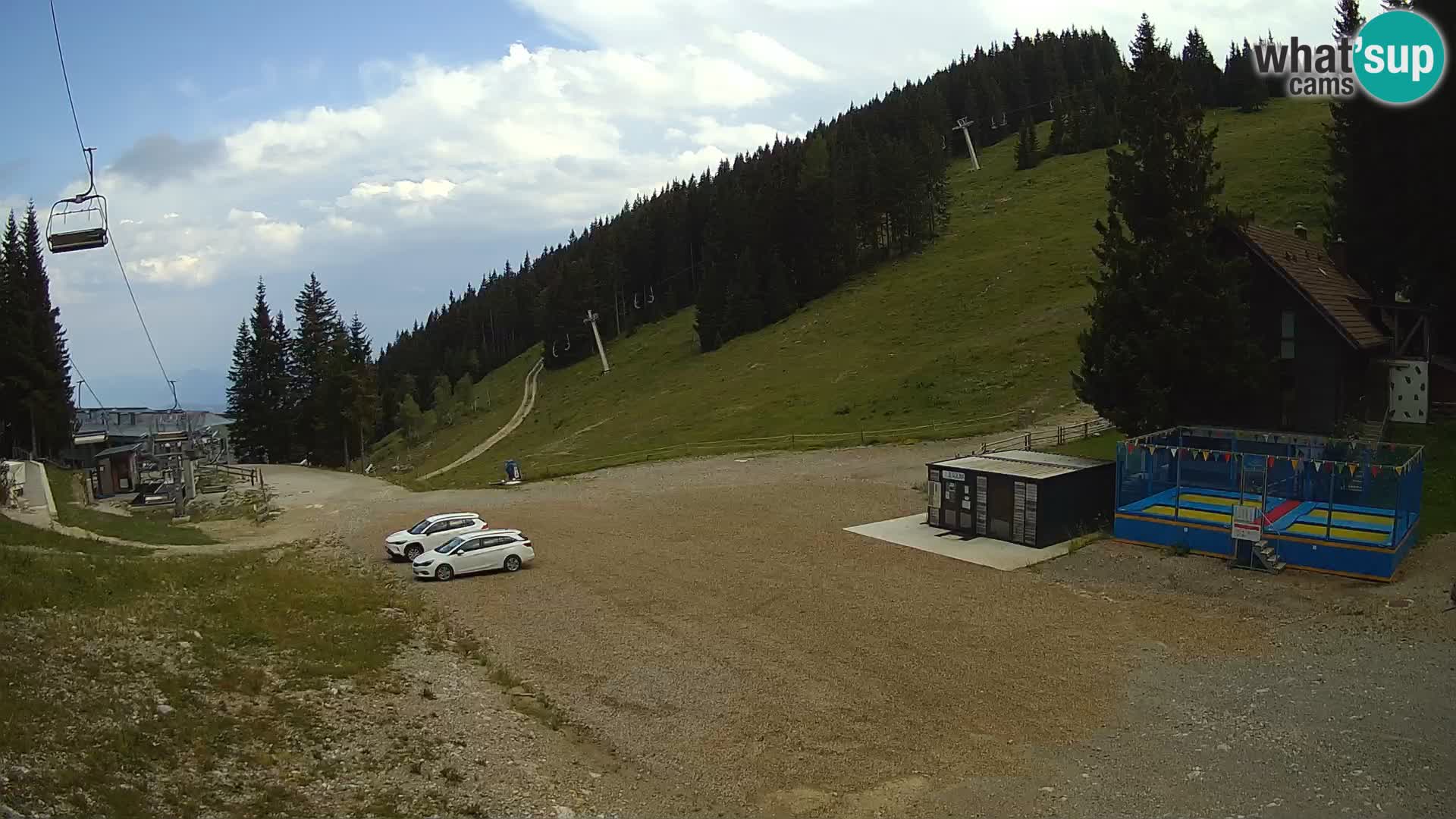 Cámara web en vivo de la estación de esquí GOLTE – vista a Medvedjak – Eslovenia