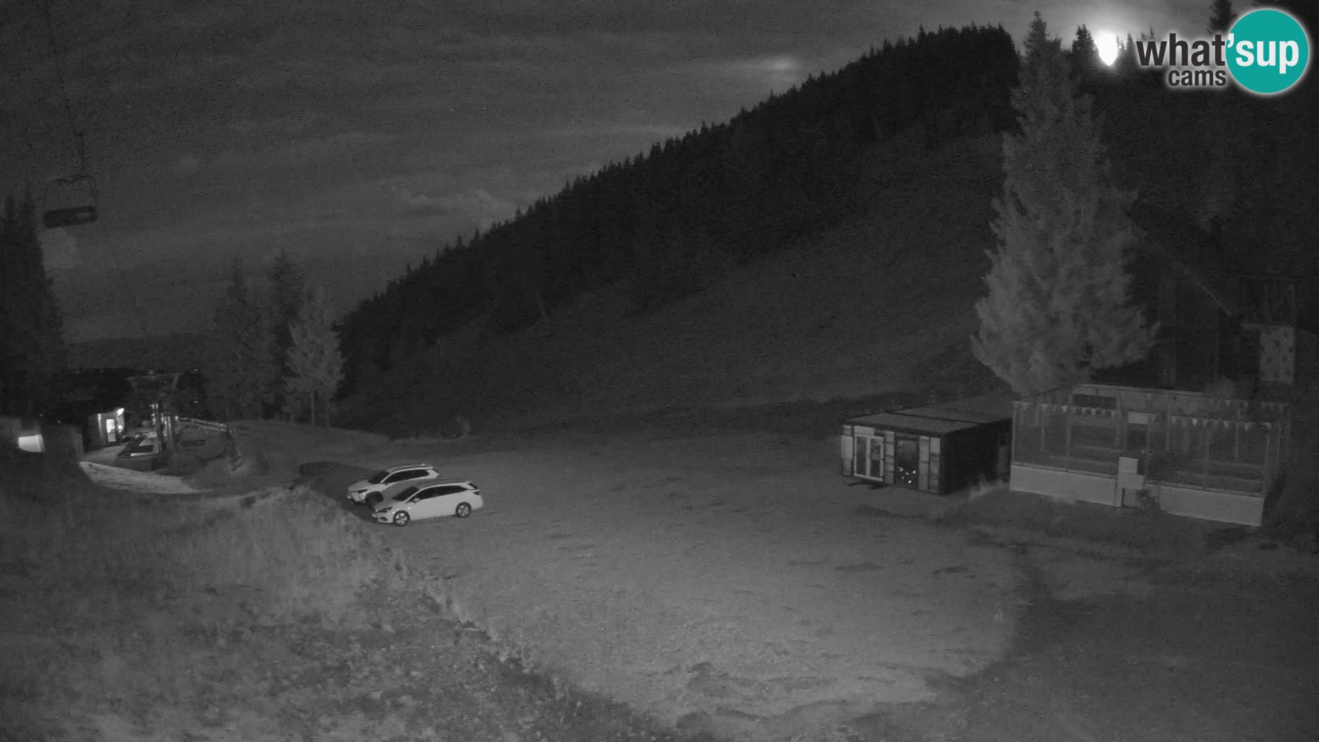 Cámara web en vivo de la estación de esquí GOLTE – vista a Medvedjak – Eslovenia
