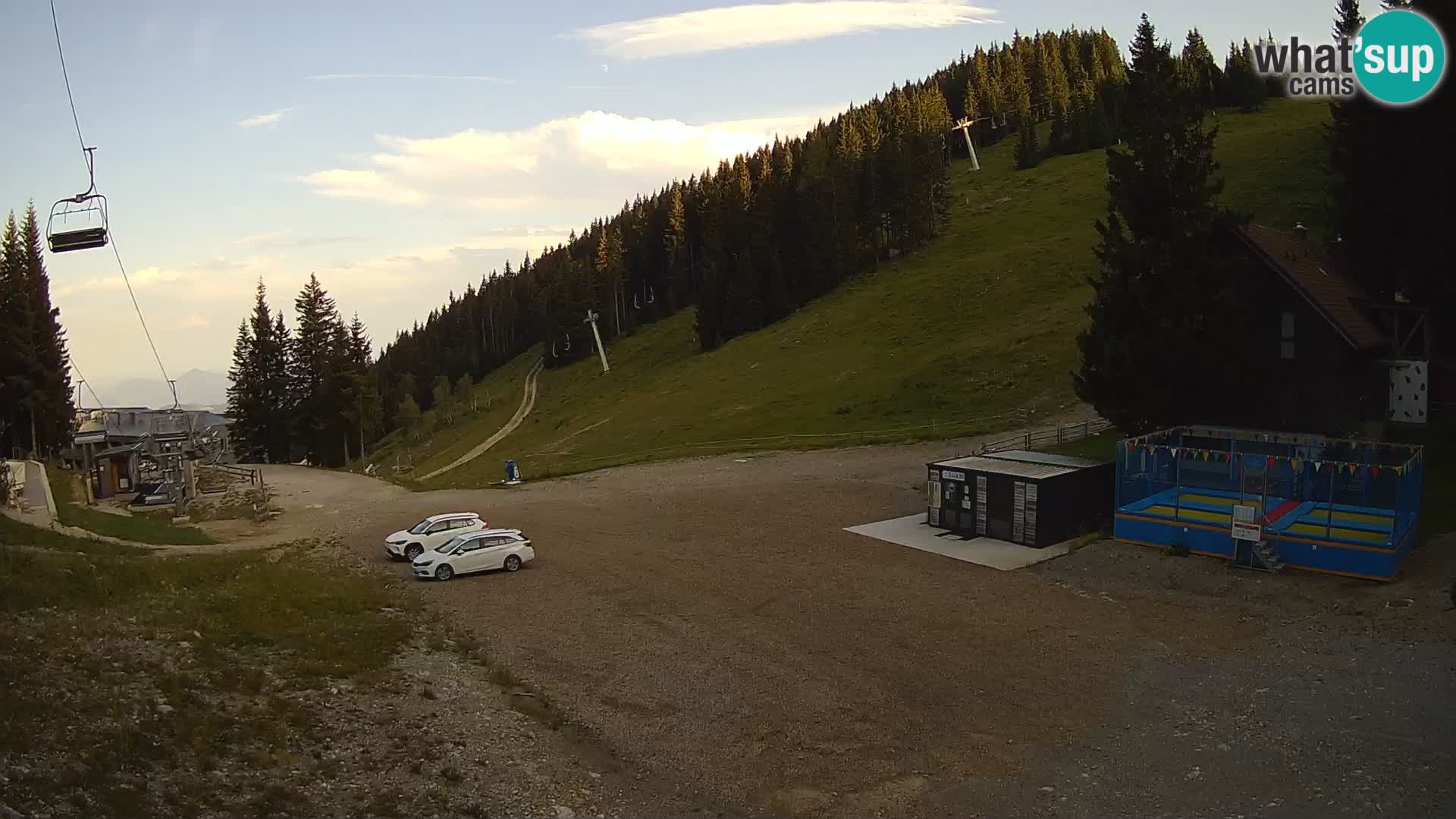 Webcam en direct de la station de ski de GOLTE – vue sur Medvedjak – Slovénie