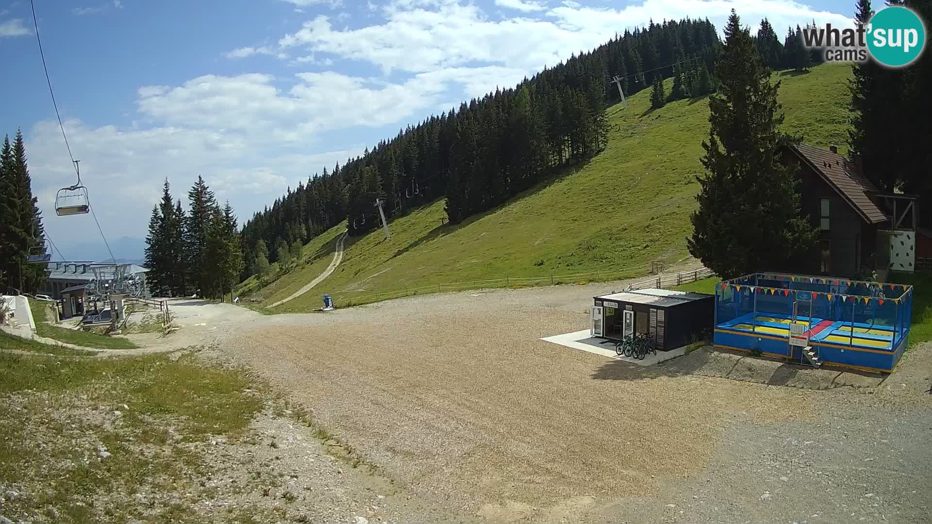 Cámara web en vivo de la estación de esquí GOLTE – vista a Medvedjak – Eslovenia