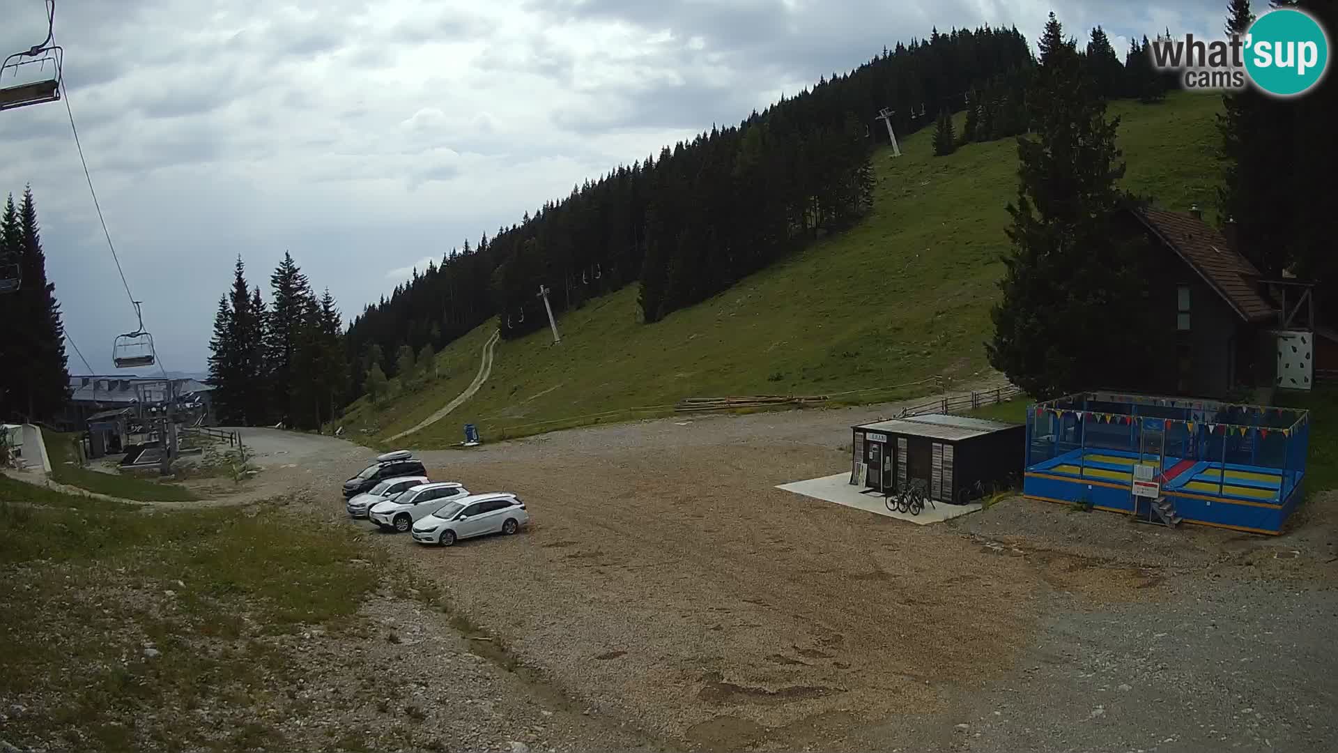 GOLTE skijalište web kamera – pogled na Medvedjak – Slovenija
