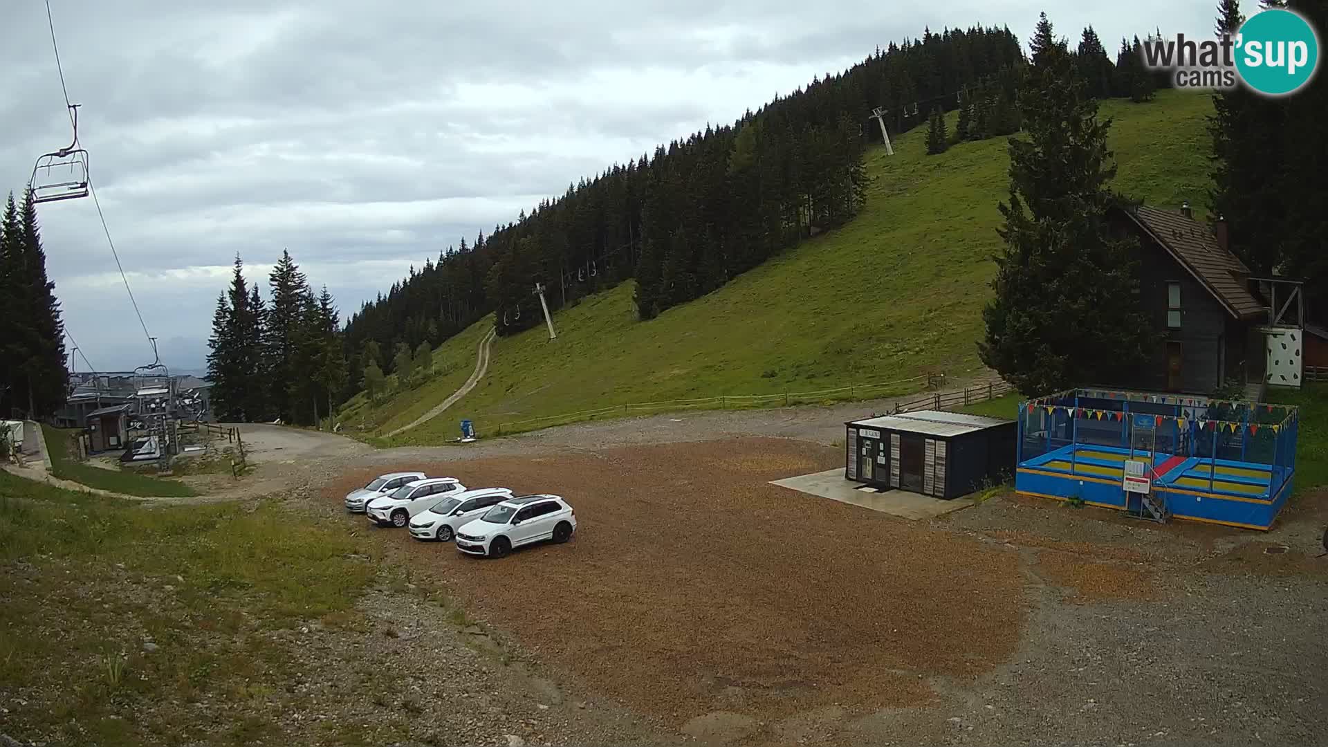 GOLTE Ski resort live webcam – view to Medvedjak – Slovenia