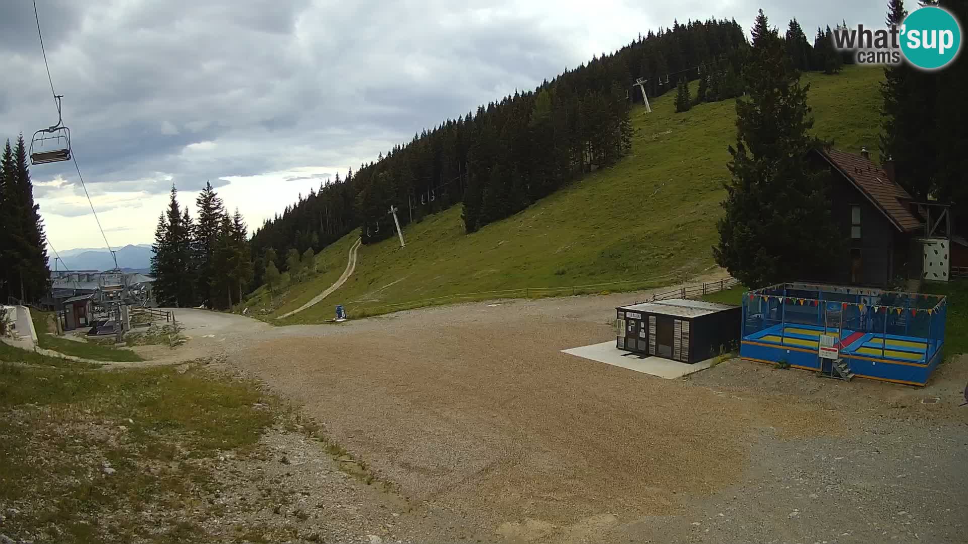 Cámara web en vivo de la estación de esquí GOLTE – vista a Medvedjak – Eslovenia