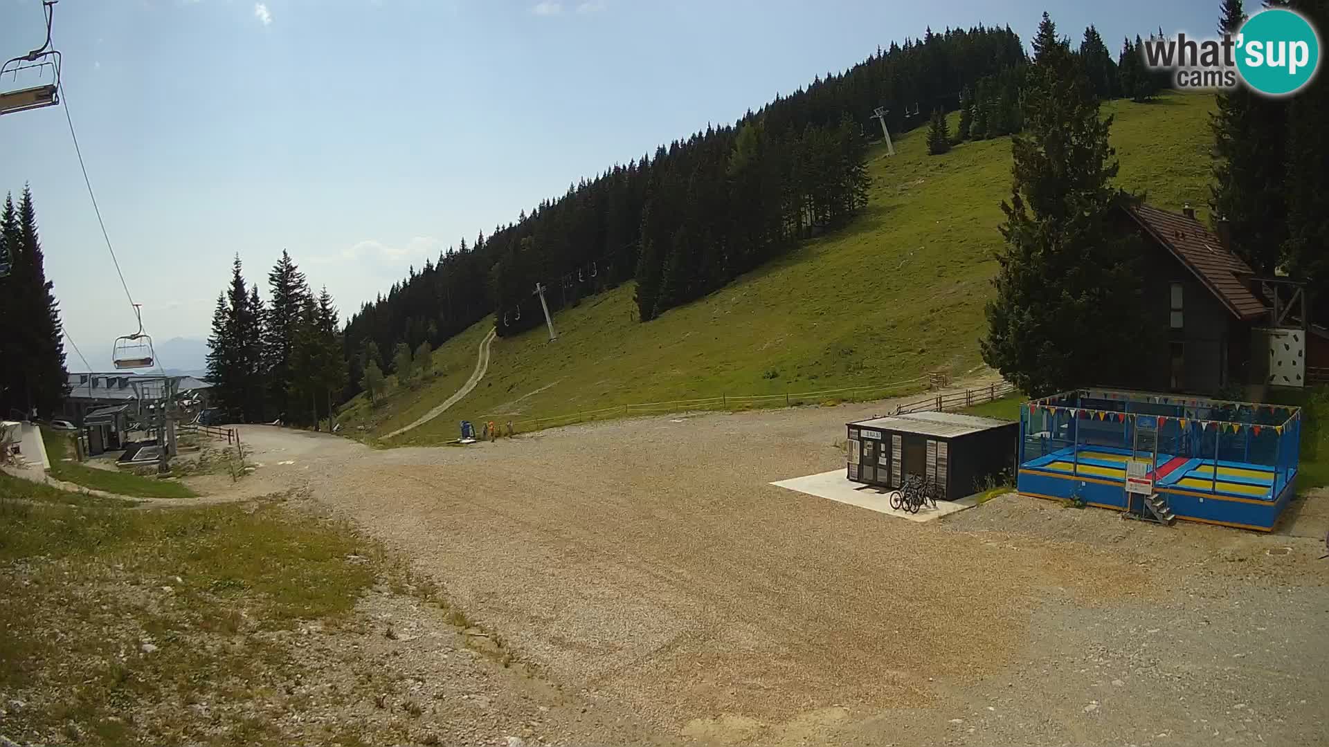 GOLTE Ski resort live webcam – view to Medvedjak – Slovenia