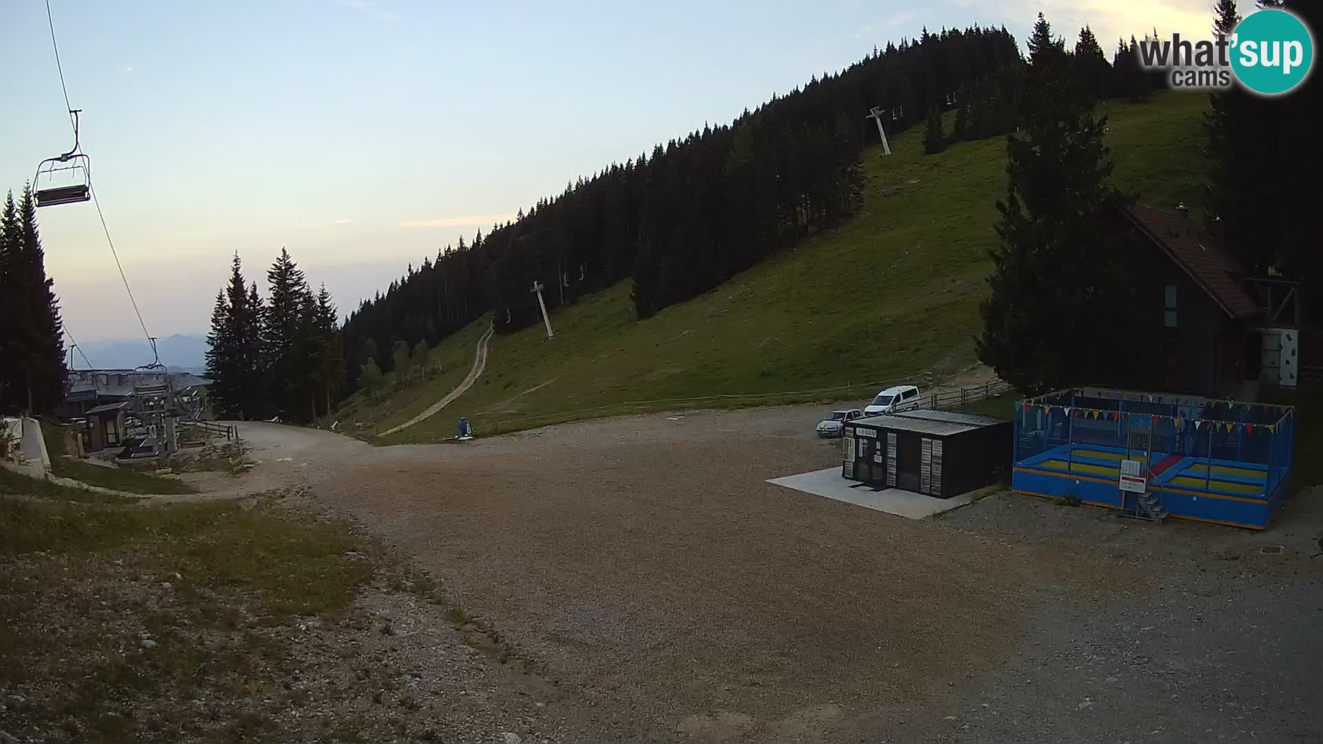 Webcam en direct de la station de ski de GOLTE – vue sur Medvedjak – Slovénie