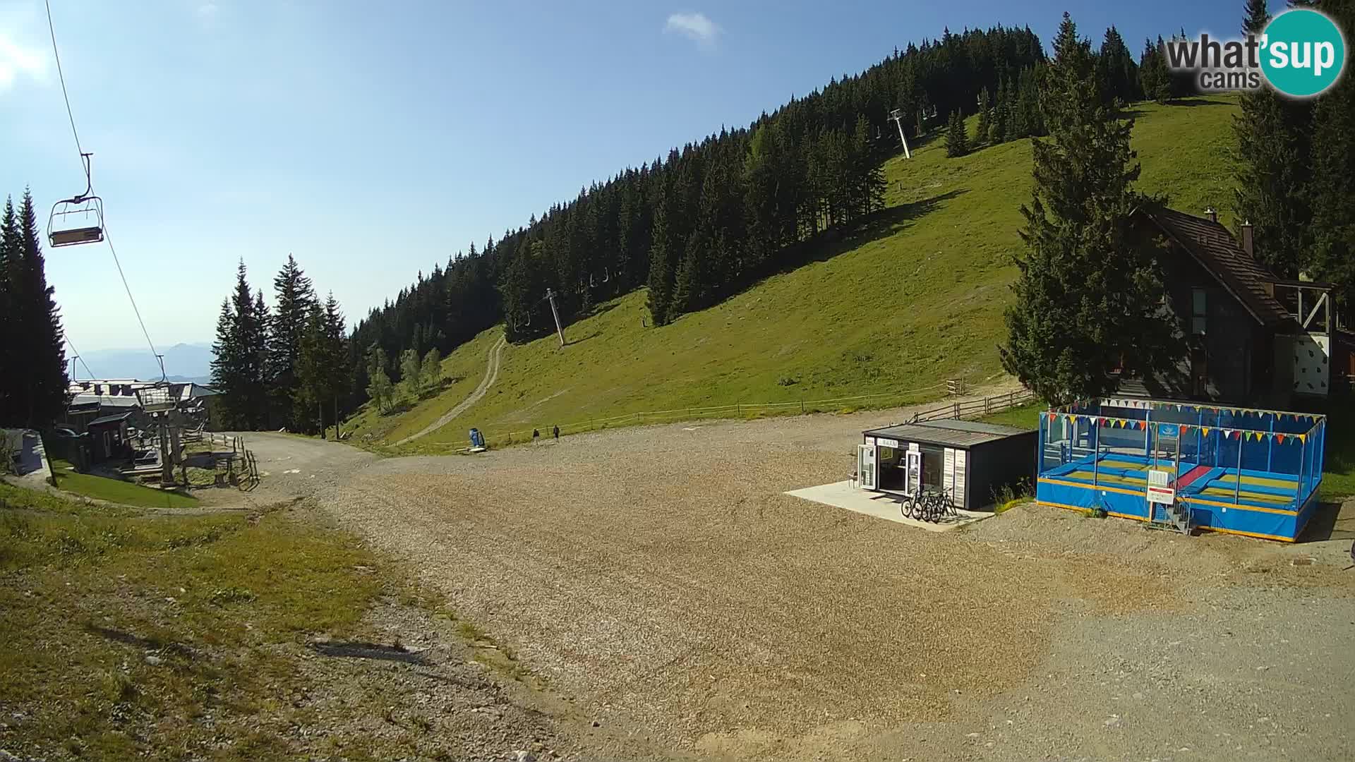Cámara web en vivo de la estación de esquí GOLTE – vista a Medvedjak – Eslovenia