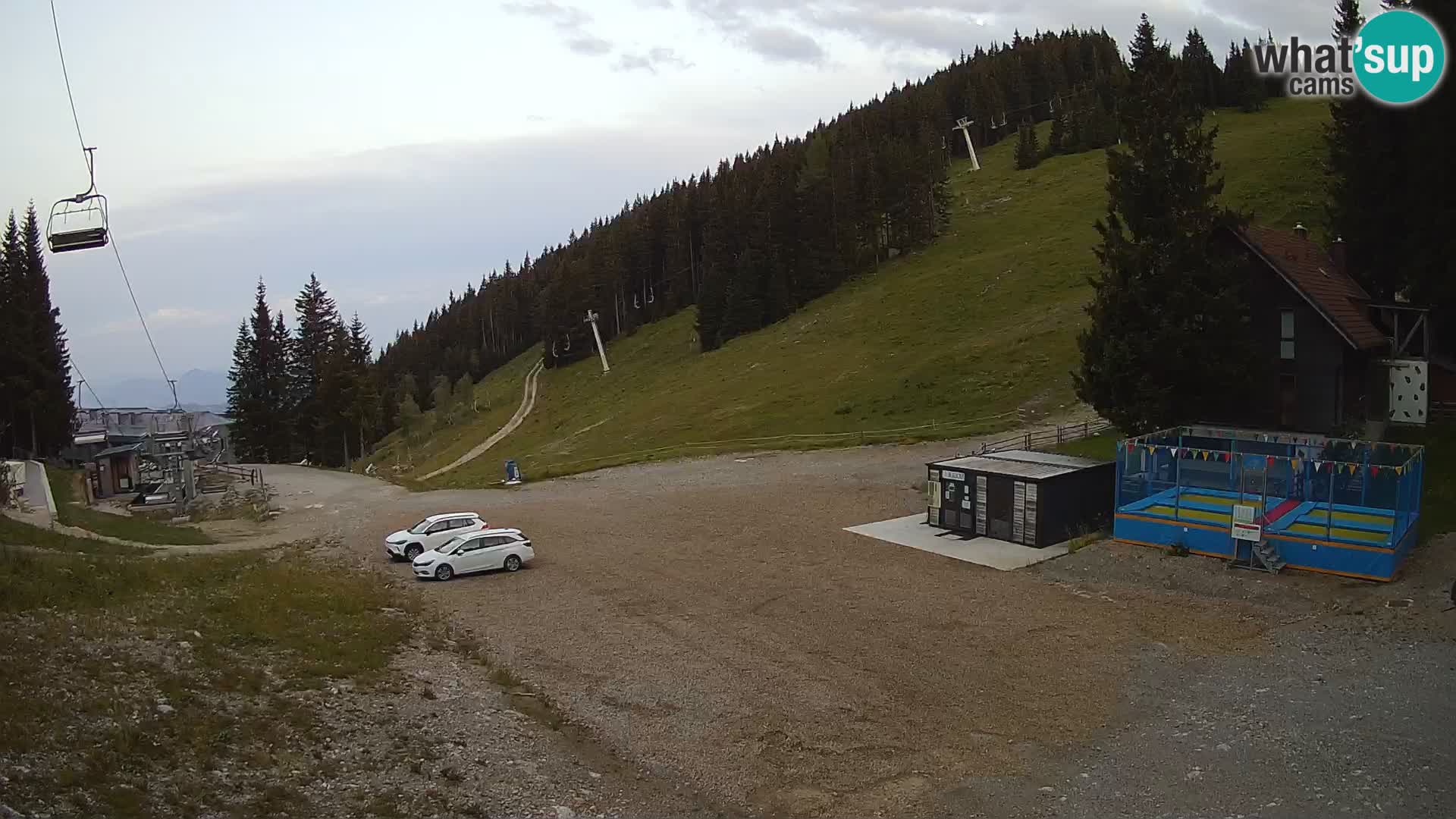 Webcam en direct de la station de ski de GOLTE – vue sur Medvedjak – Slovénie