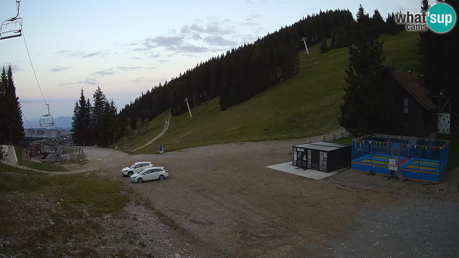 GOLTE Ski resort live webcam – view to Medvedjak – Slovenia