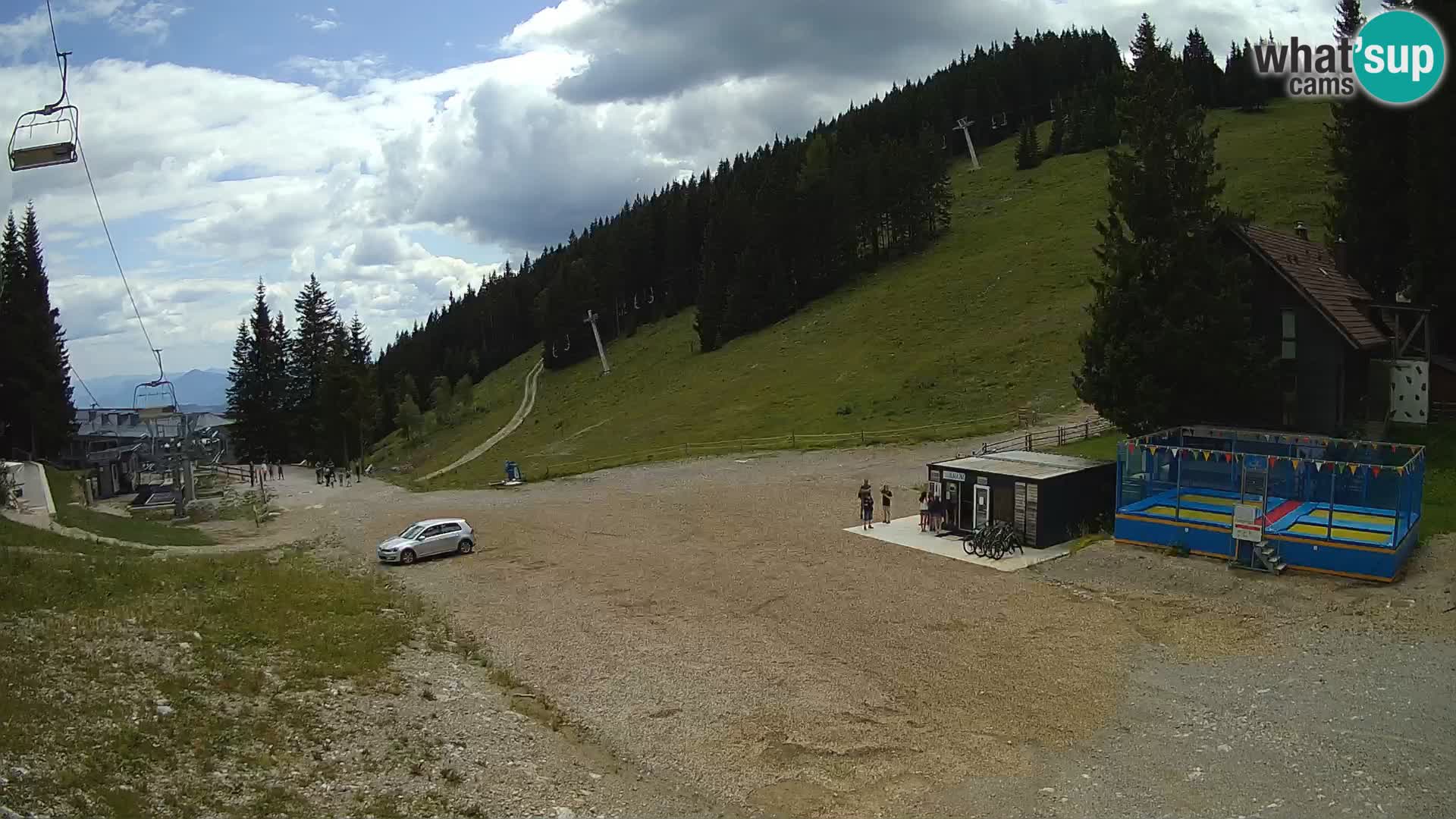Cámara web en vivo de la estación de esquí GOLTE – vista a Medvedjak – Eslovenia