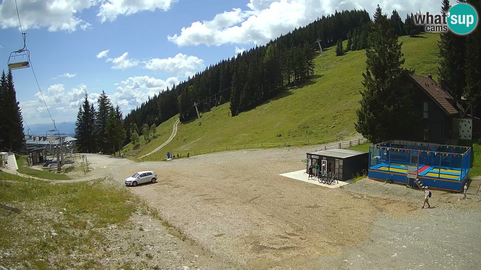 Cámara web en vivo de la estación de esquí GOLTE – vista a Medvedjak – Eslovenia