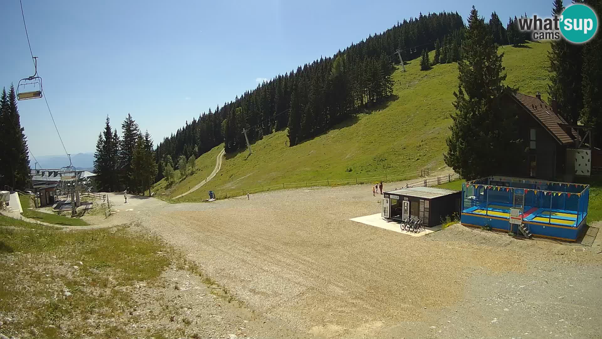 Cámara web en vivo de la estación de esquí GOLTE – vista a Medvedjak – Eslovenia