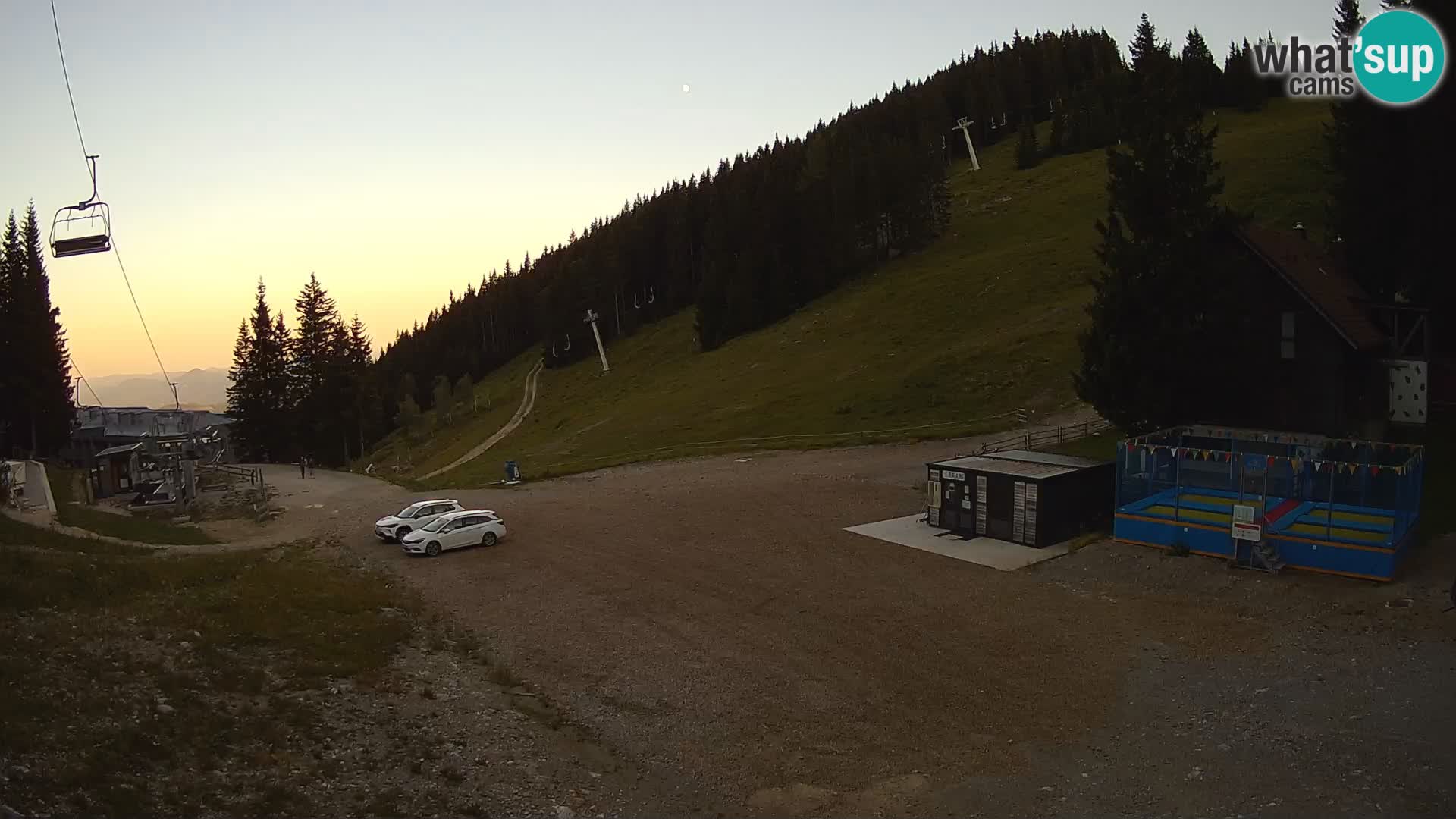 Cámara web en vivo de la estación de esquí GOLTE – vista a Medvedjak – Eslovenia