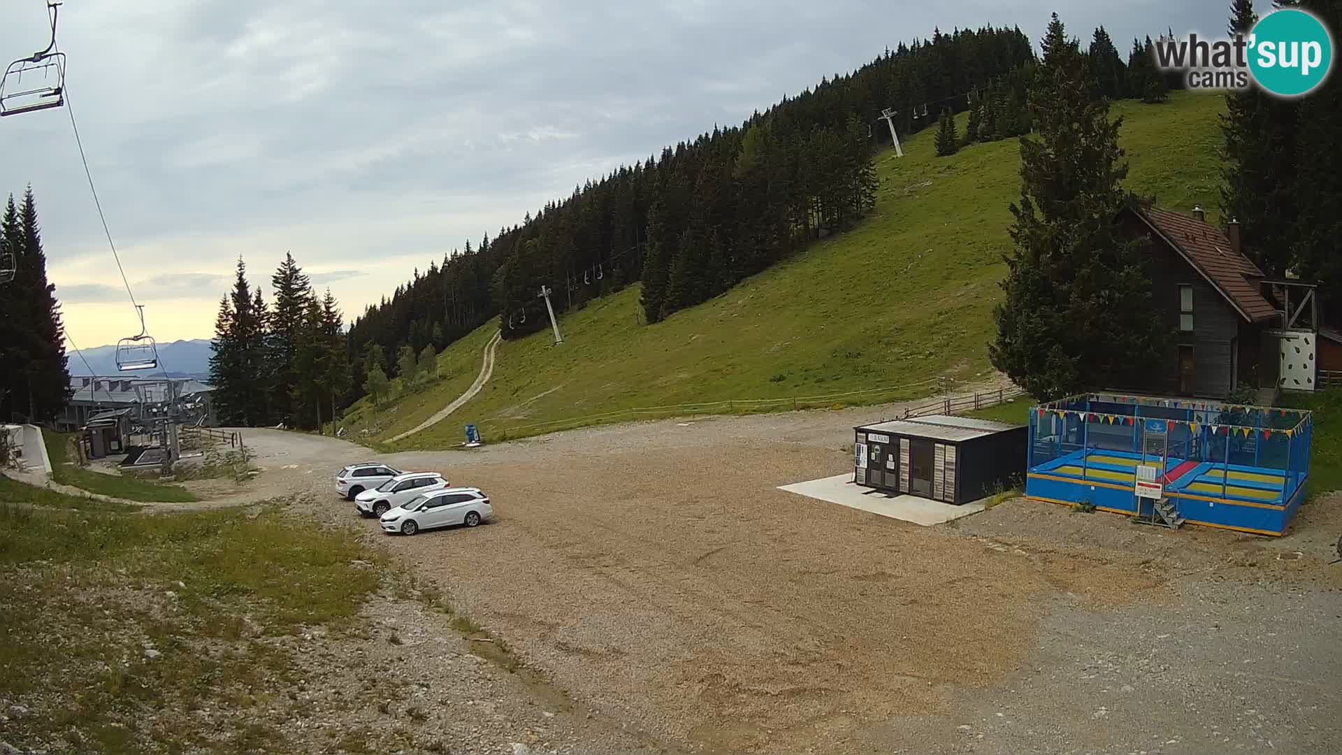 GOLTE Ski resort live webcam – view to Medvedjak – Slovenia