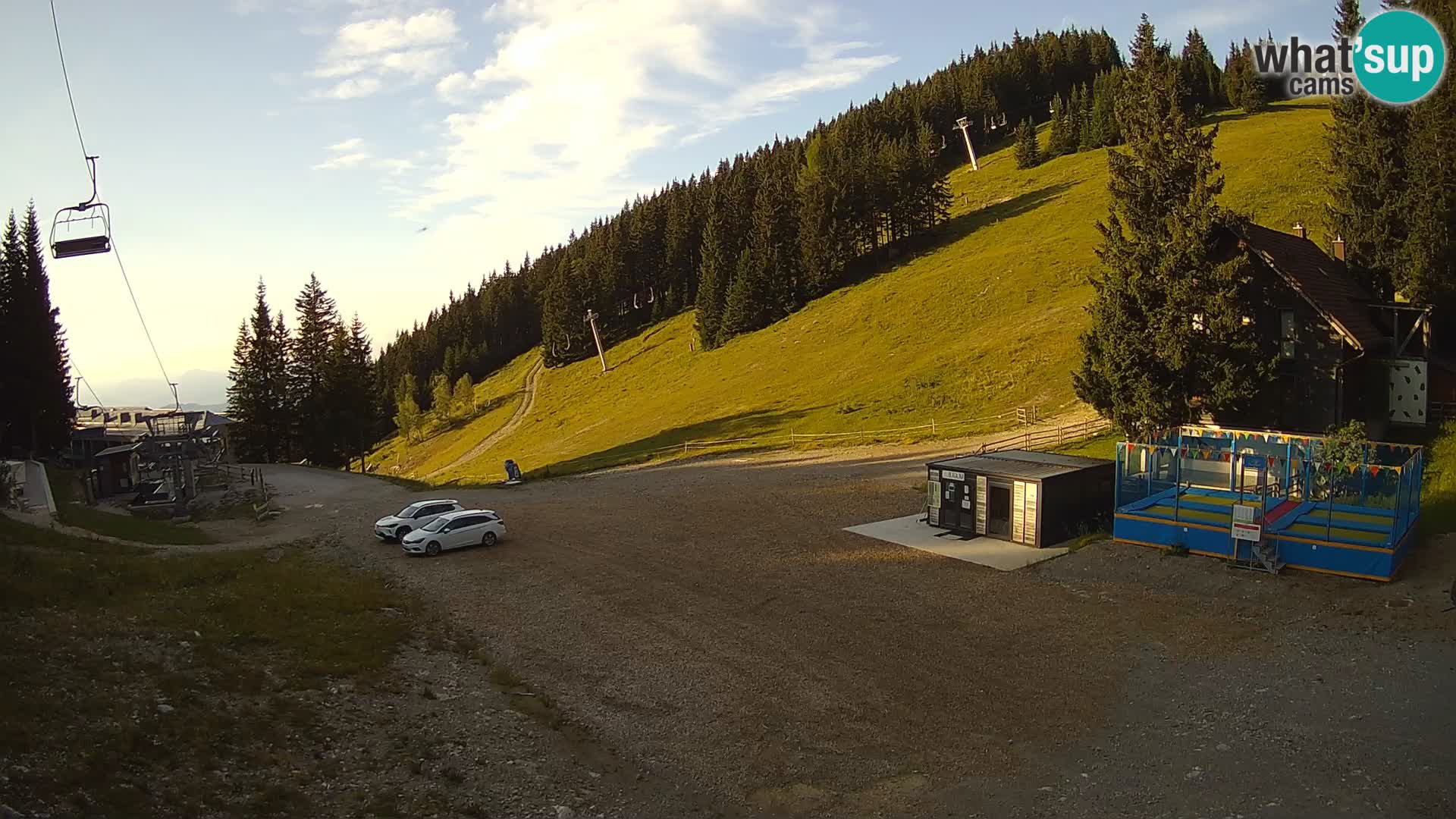 Webcam en direct de la station de ski de GOLTE – vue sur Medvedjak – Slovénie