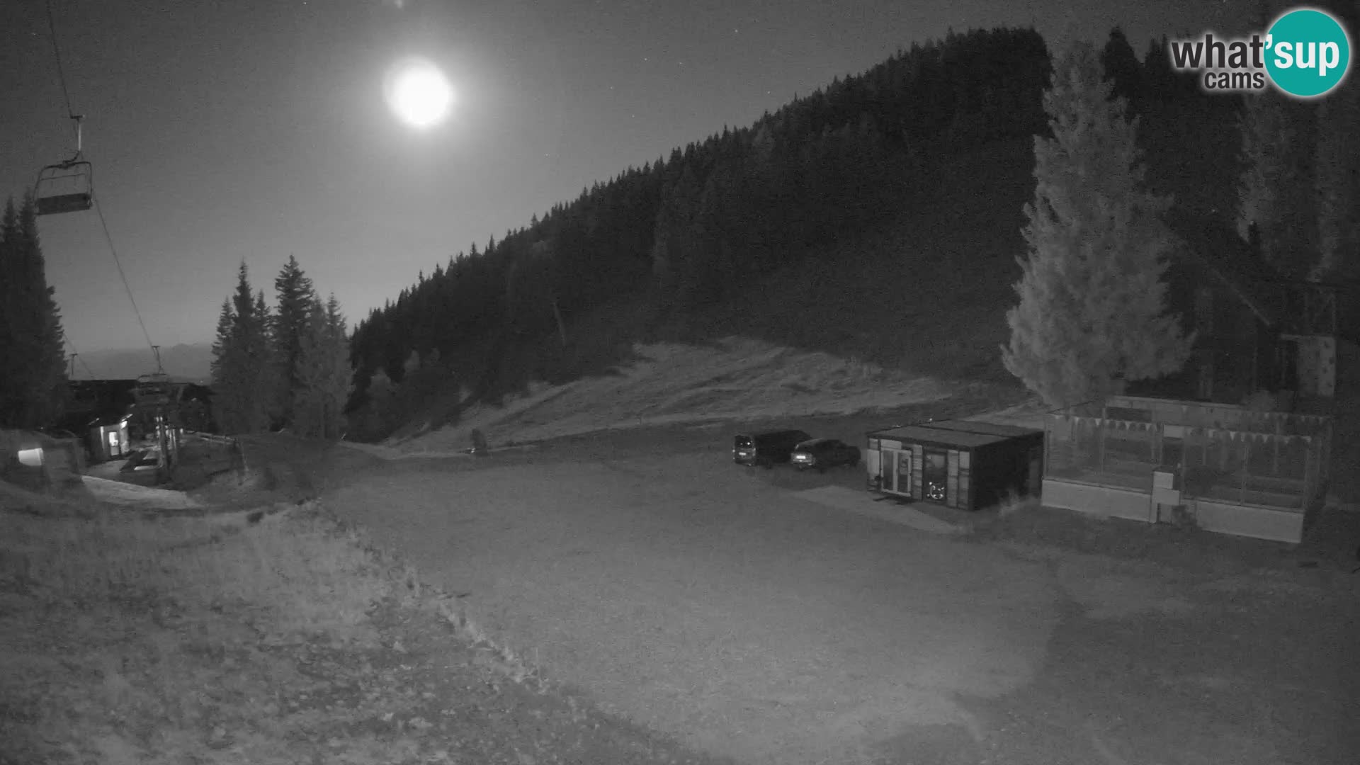 Cámara web en vivo de la estación de esquí GOLTE – vista a Medvedjak – Eslovenia